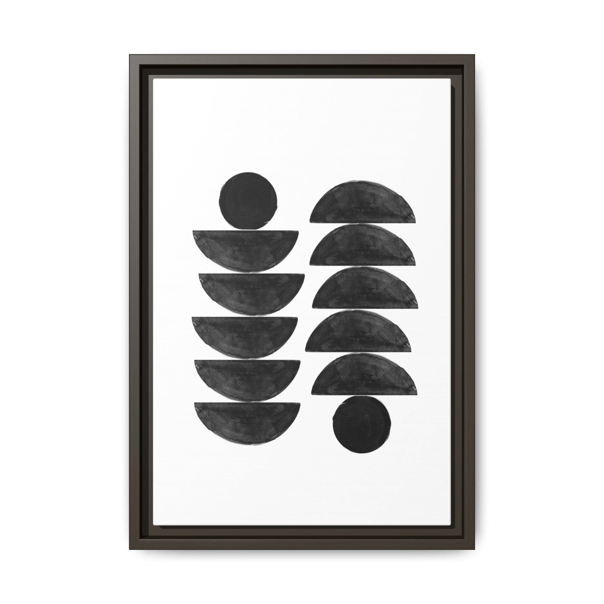 Obsidian Balance Echoes - Framed