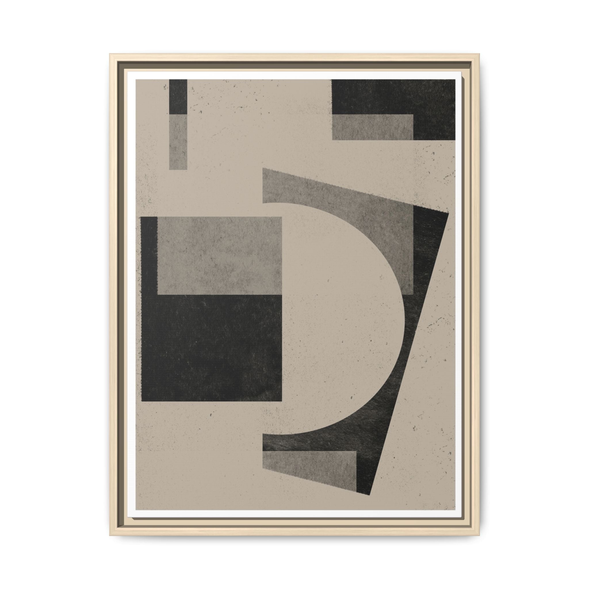 Obsidian Balance Study - Framed