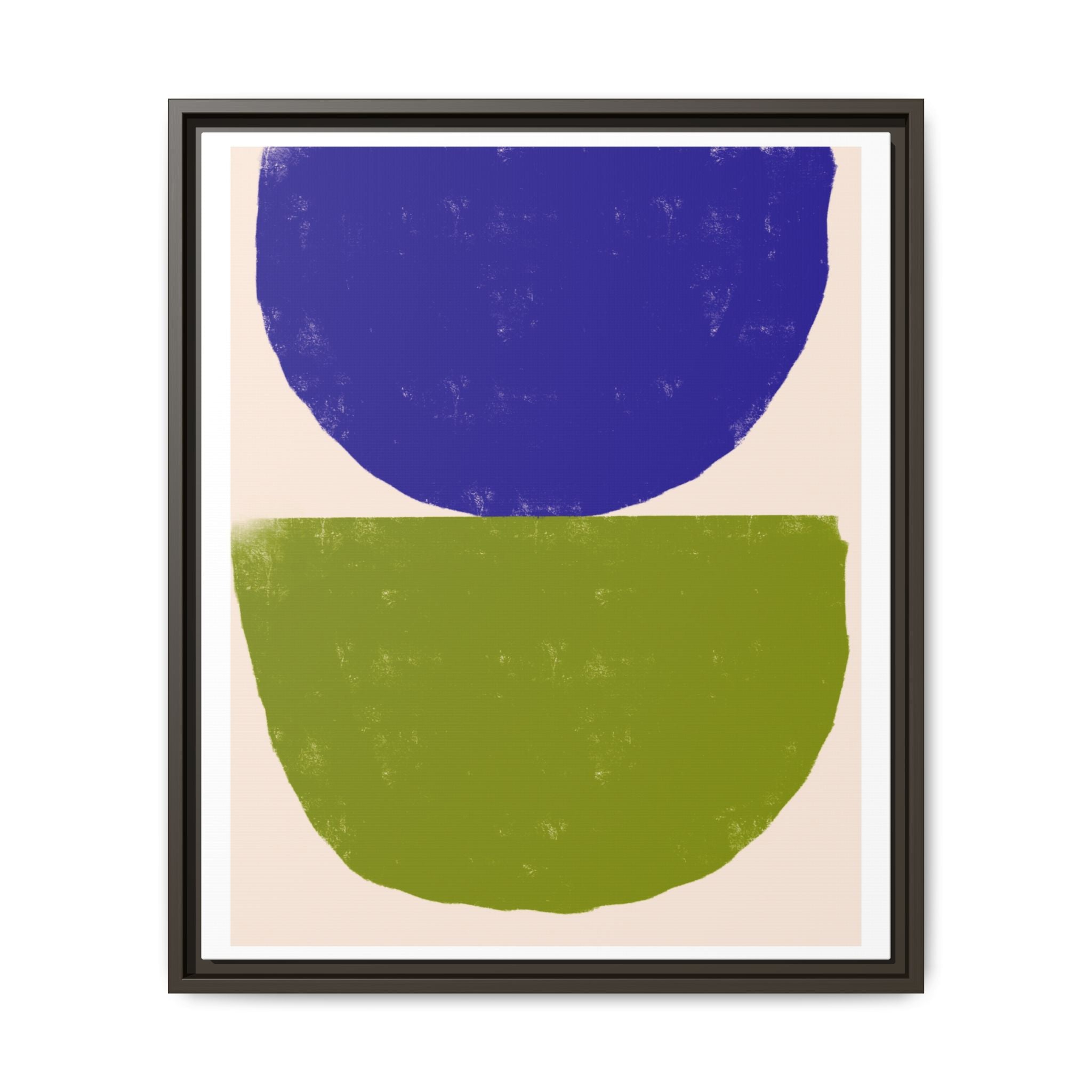 Cobalt Meadow Balance - Framed