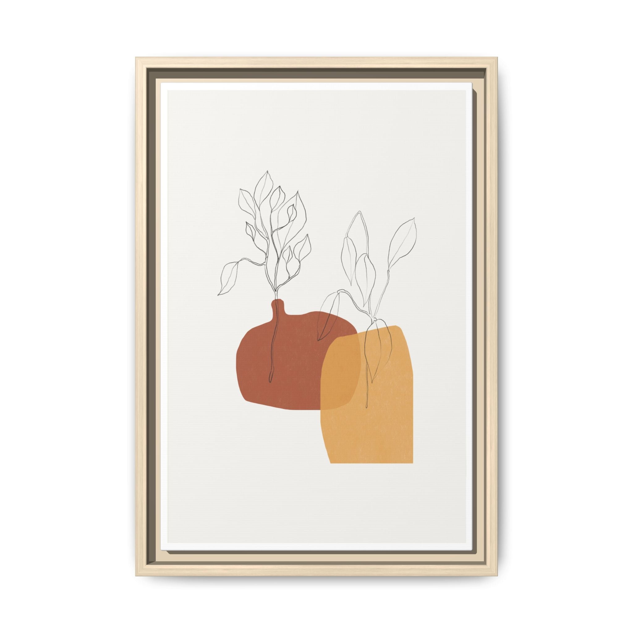 Terracotta Whisper Forms - Framed