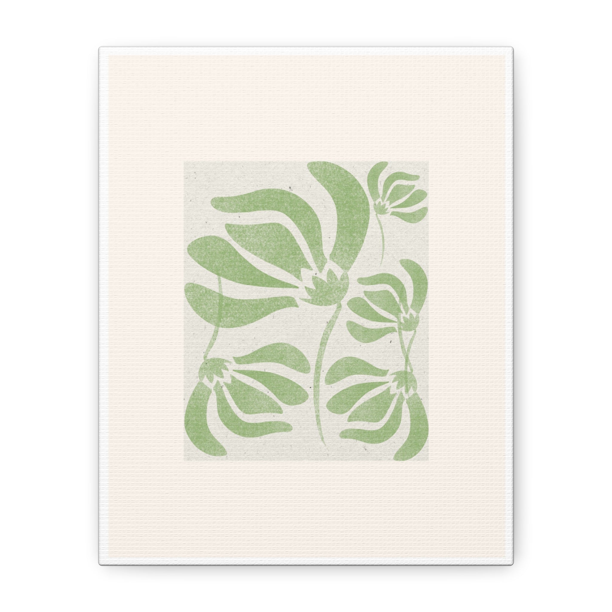 Verdant Bloom Harmony - Canvas