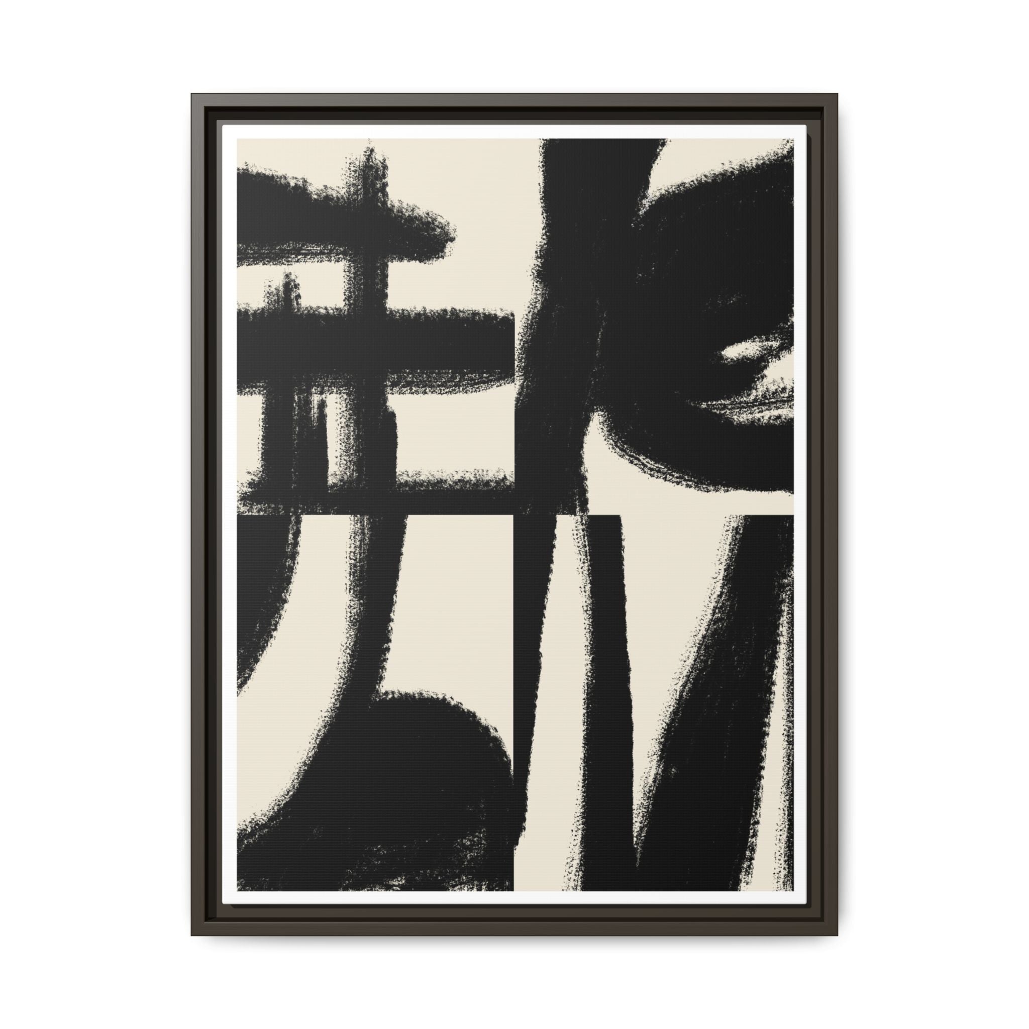 Midnight Gesture Fragments - Framed