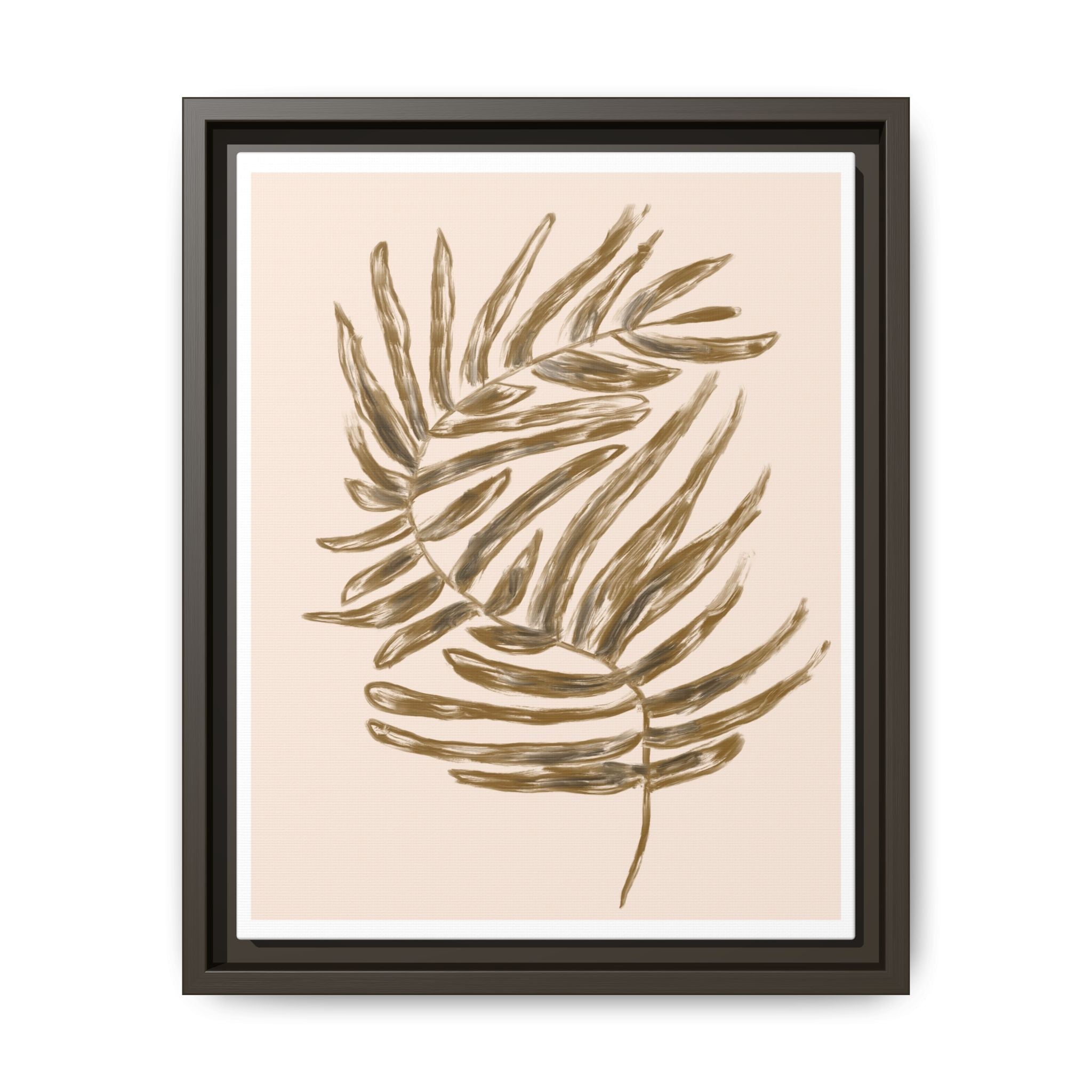 Golden Frond Reverie - Framed