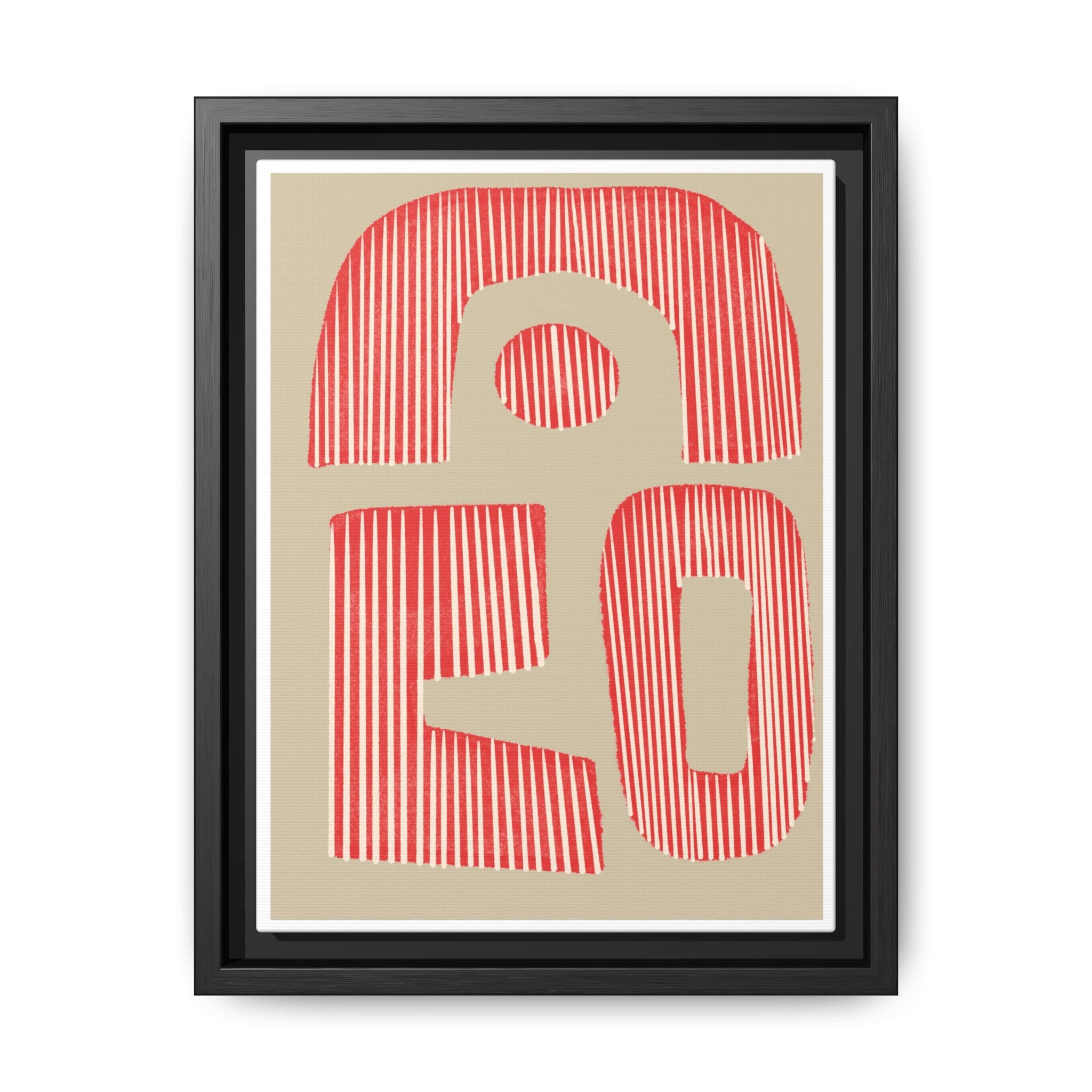 Coral Echo Forms - Framed