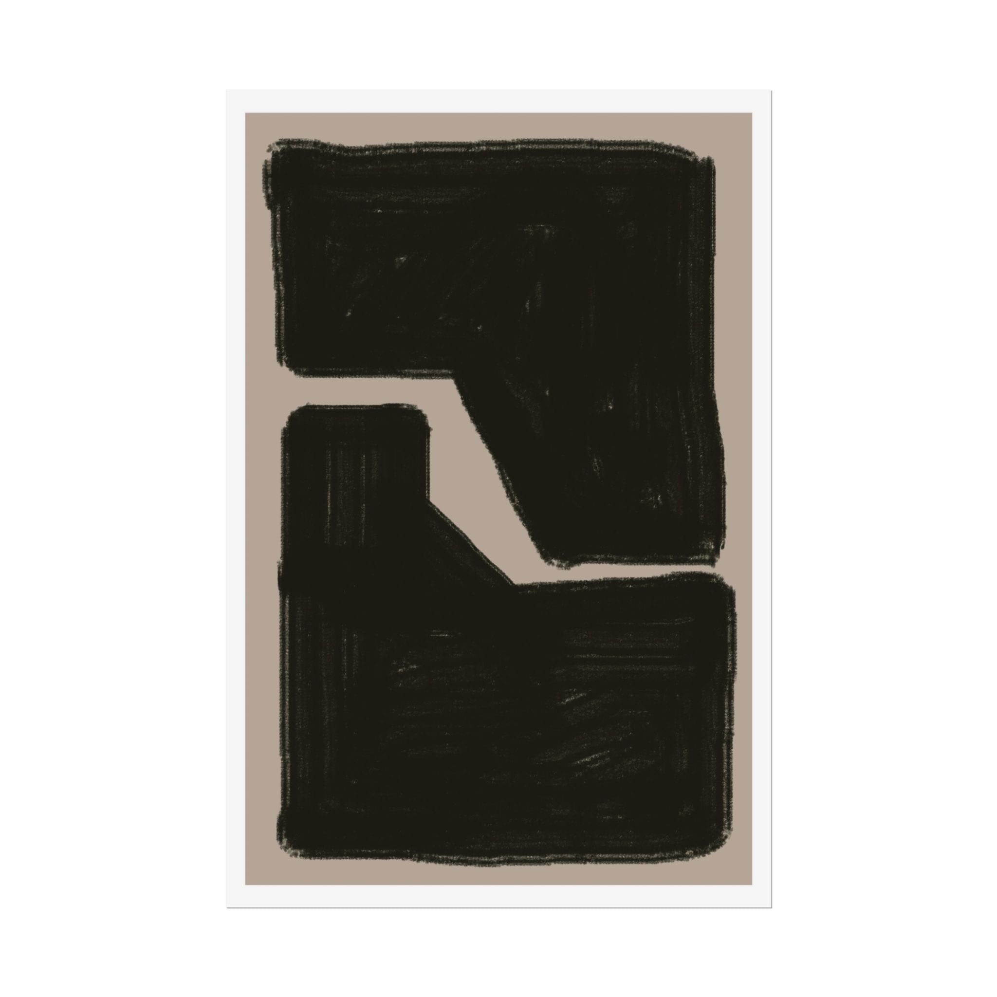 Midnight Geometry Passage - Poster