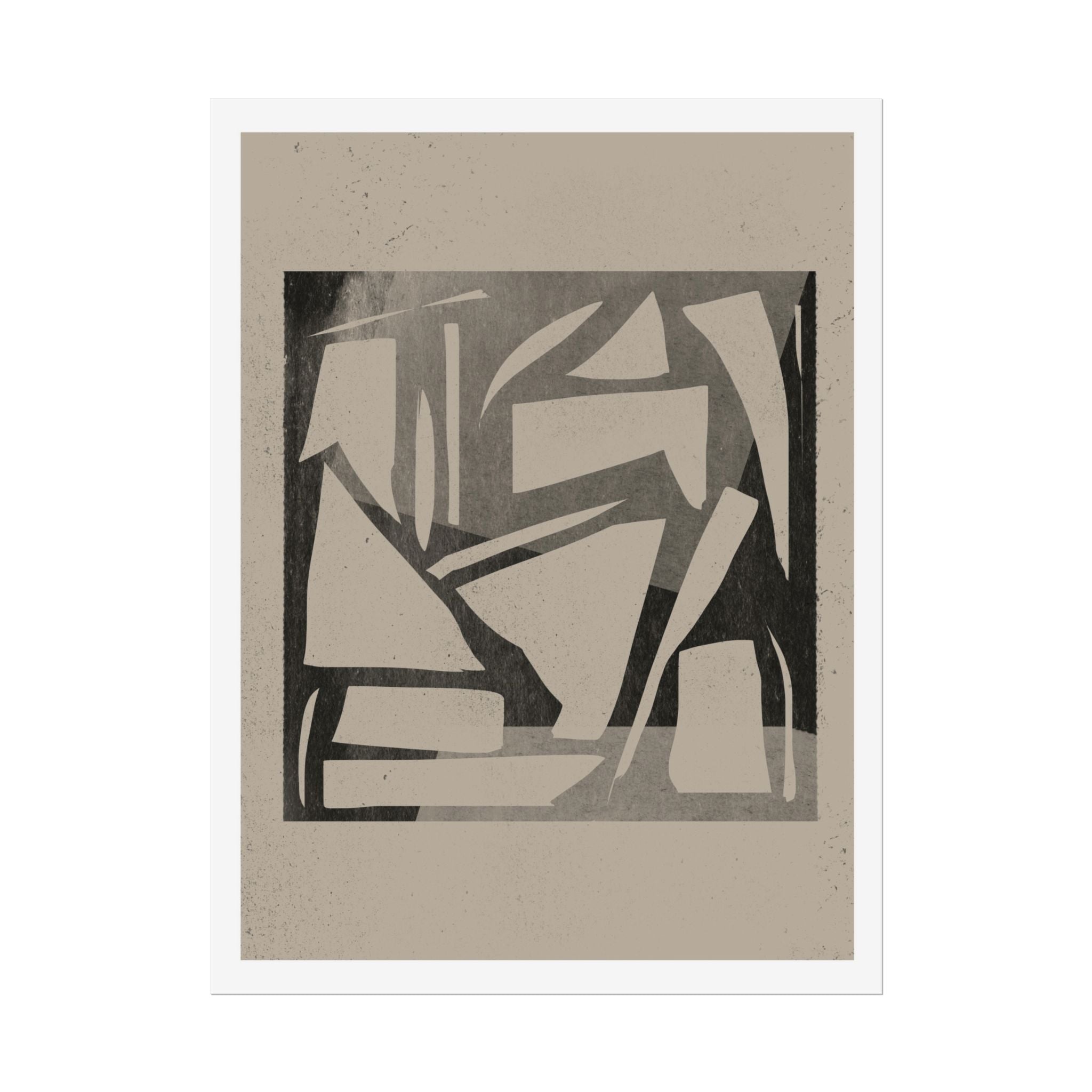 Shadow Fragment Rhythm Study - Poster