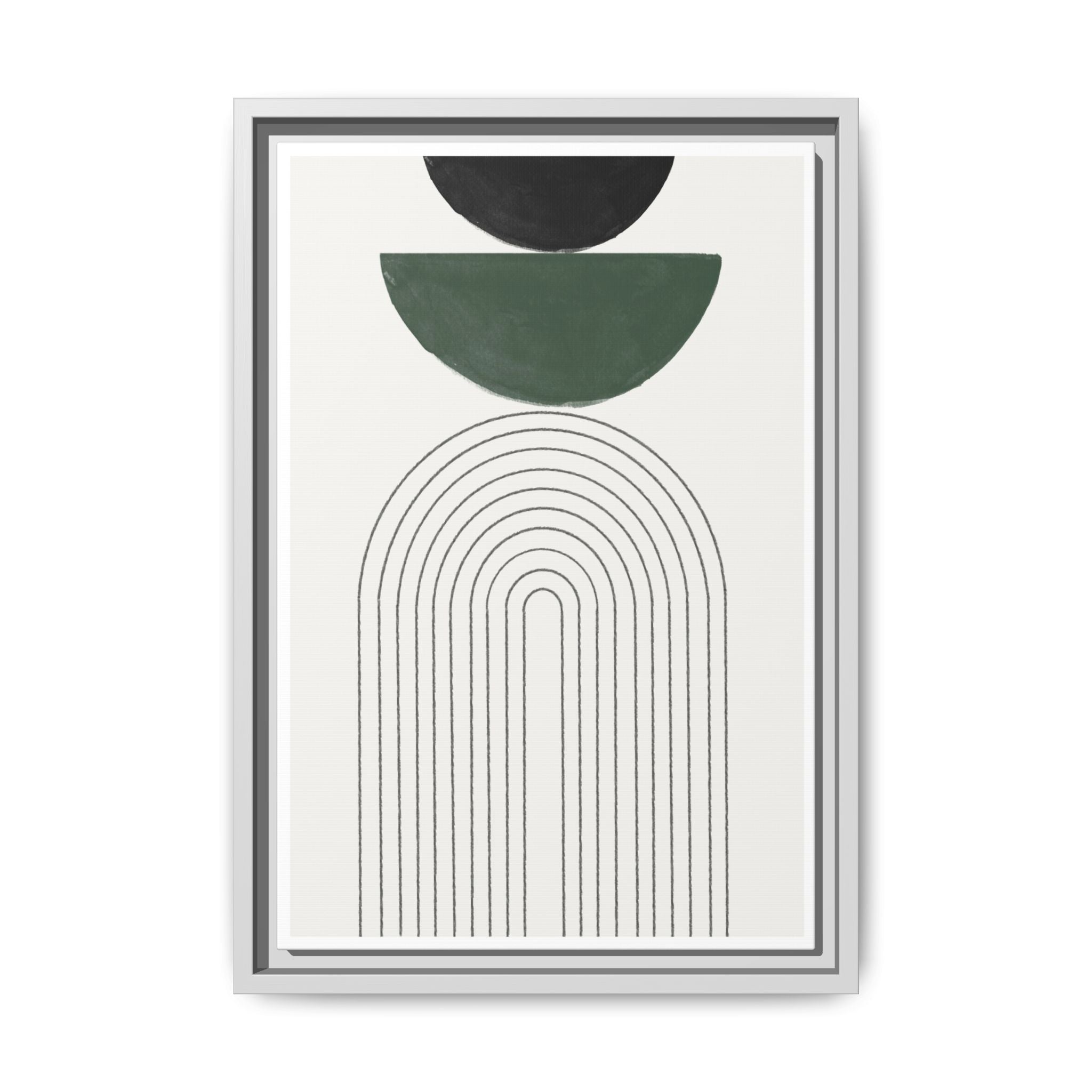 Emerald Arc Horizon - Framed