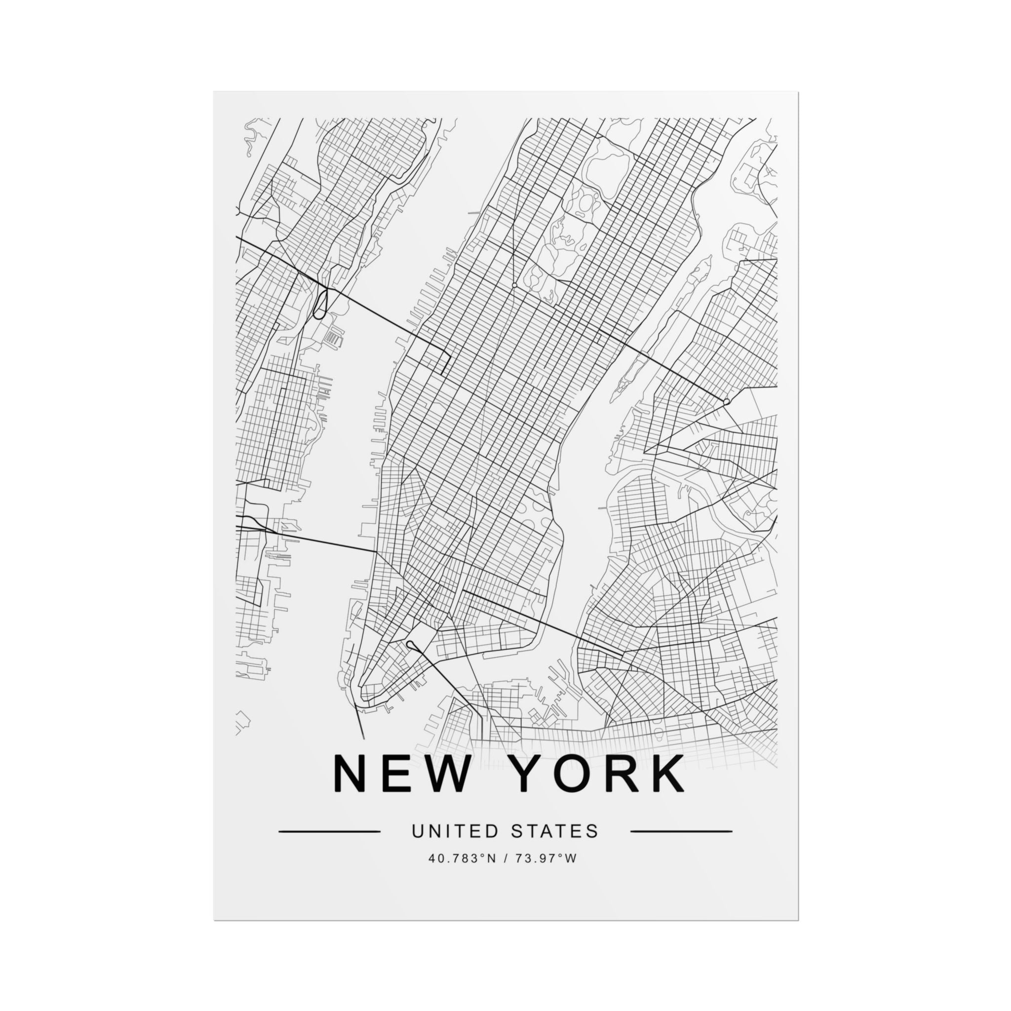 Metropolitan Gridline Reverie - Poster