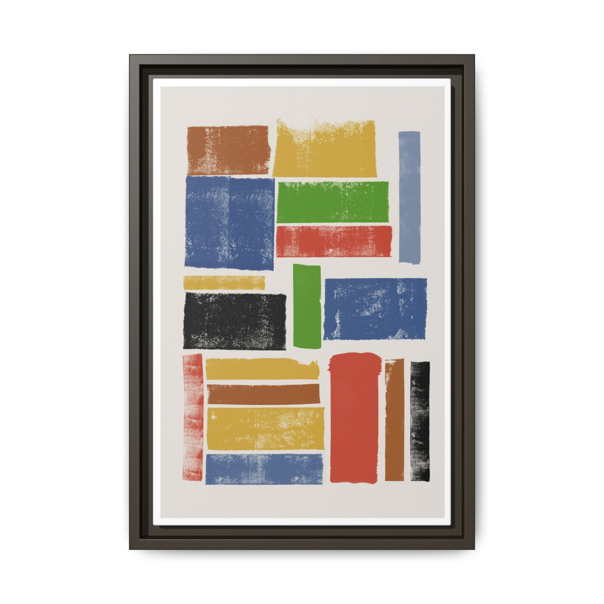 Playful Color Rhythm - Framed