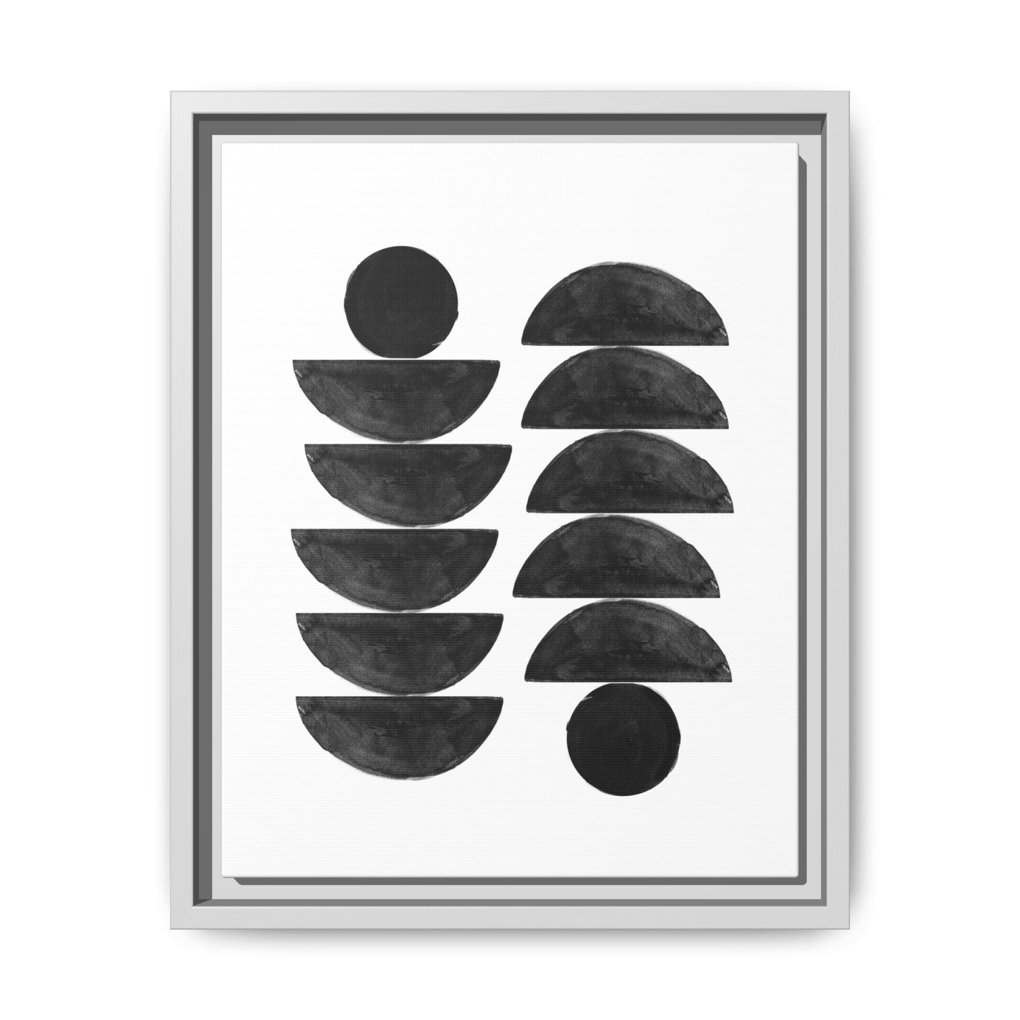 Obsidian Balance Echoes - Framed