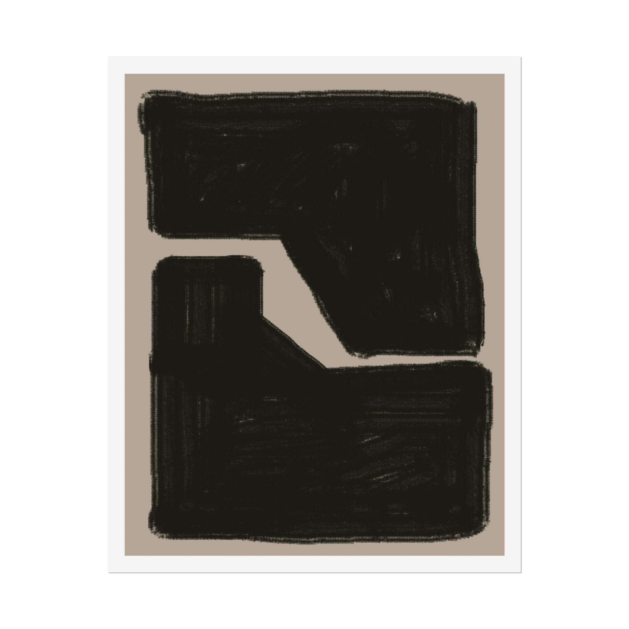 Midnight Geometry Passage - Poster