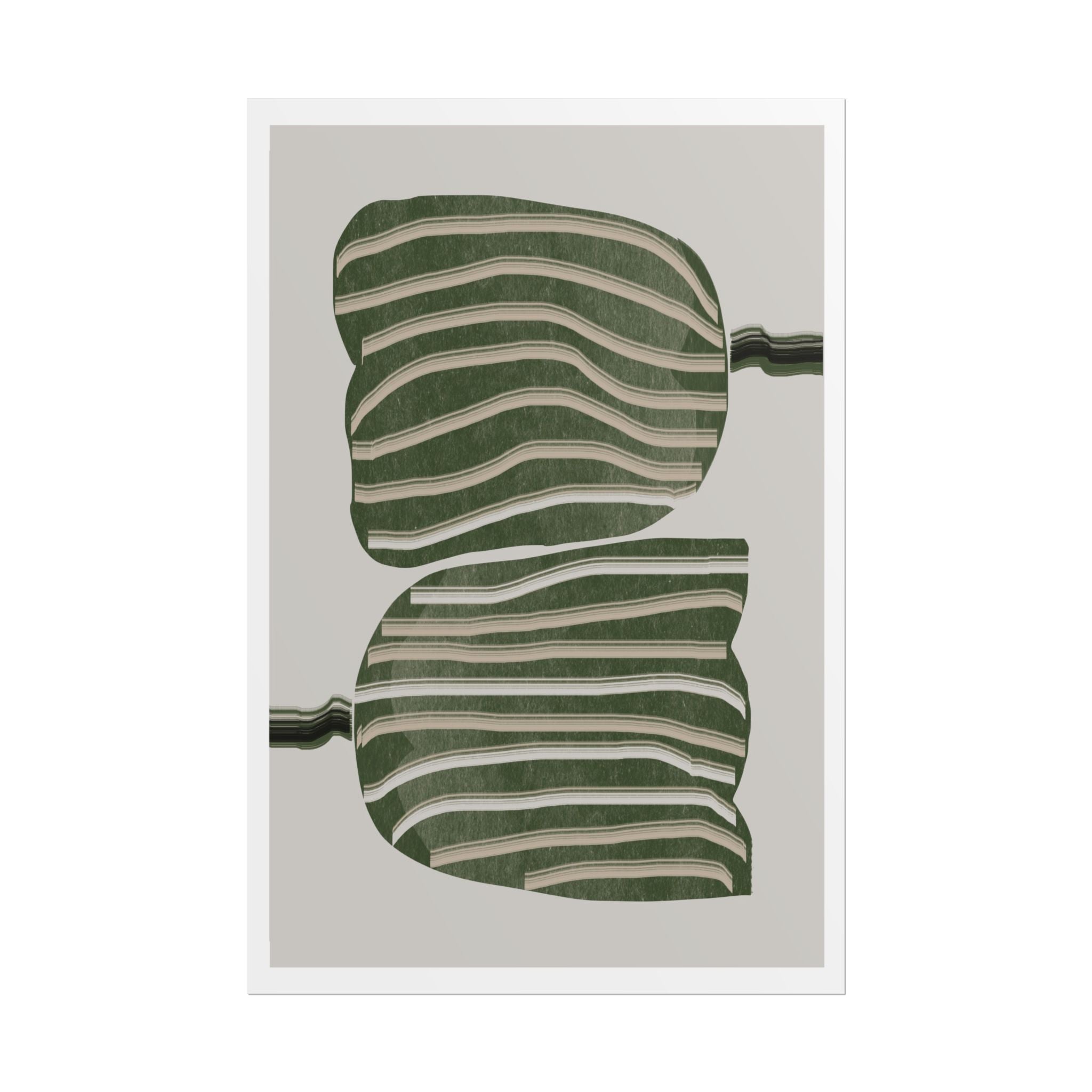 Verdant Echo Layers - Poster
