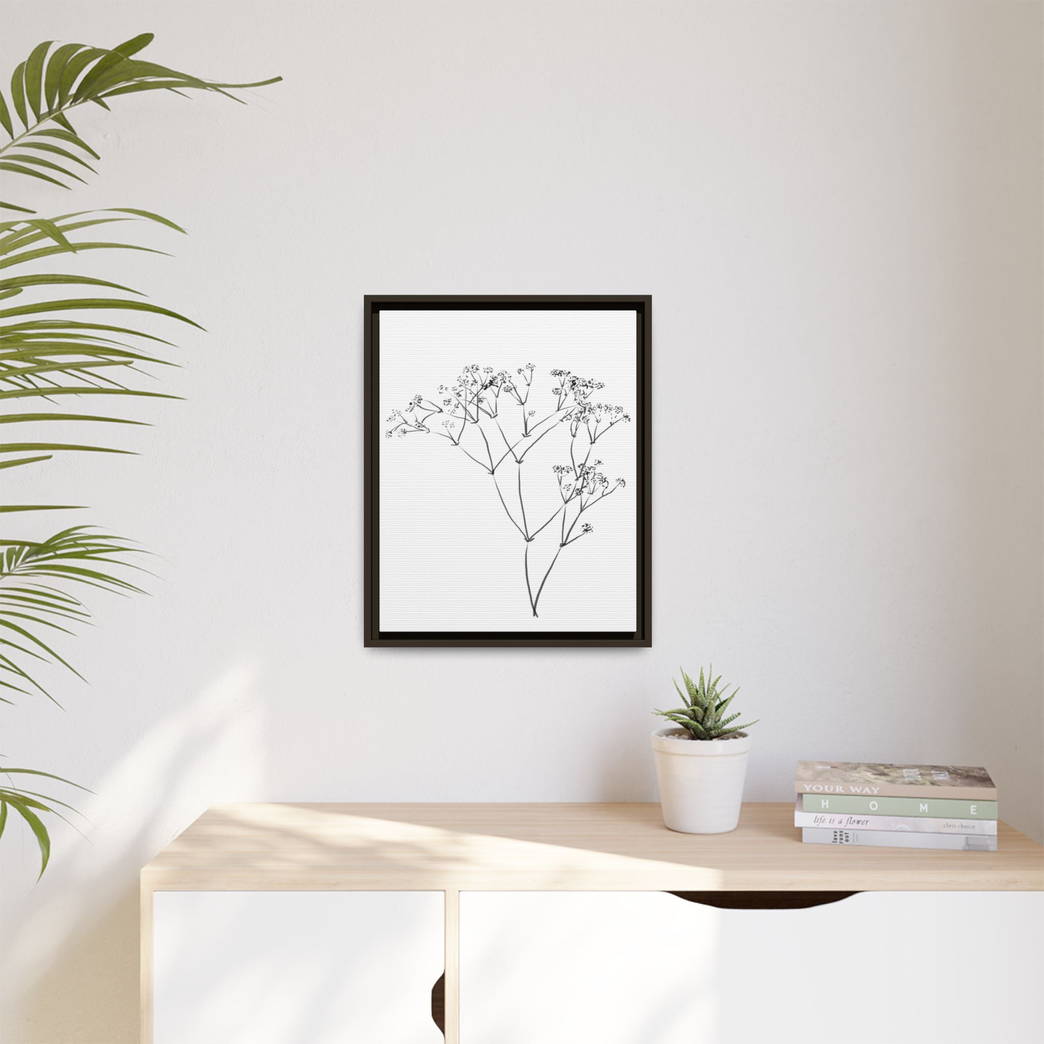 Whispering Meadow Sketch - Framed