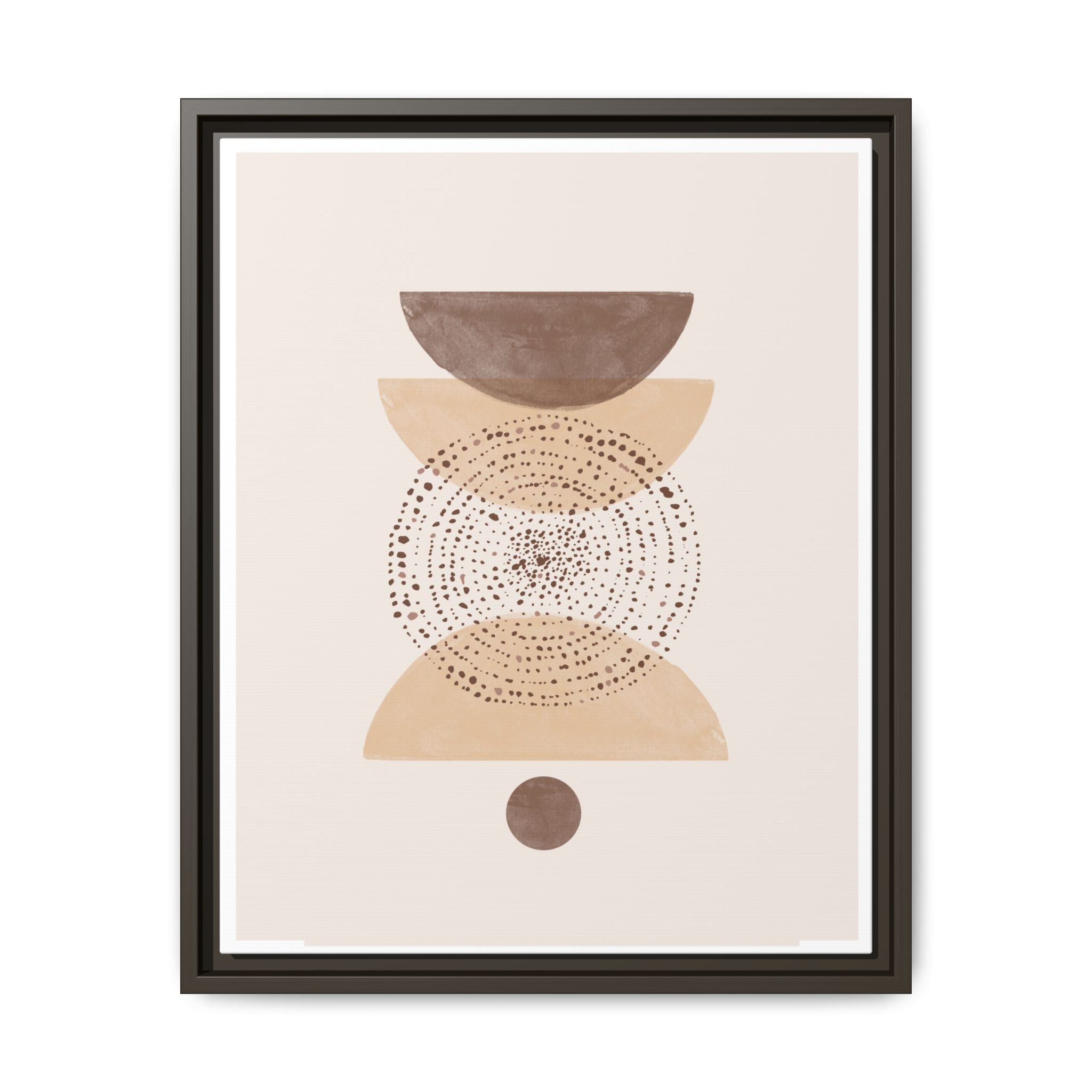 Terracotta Orbit Balance - Framed