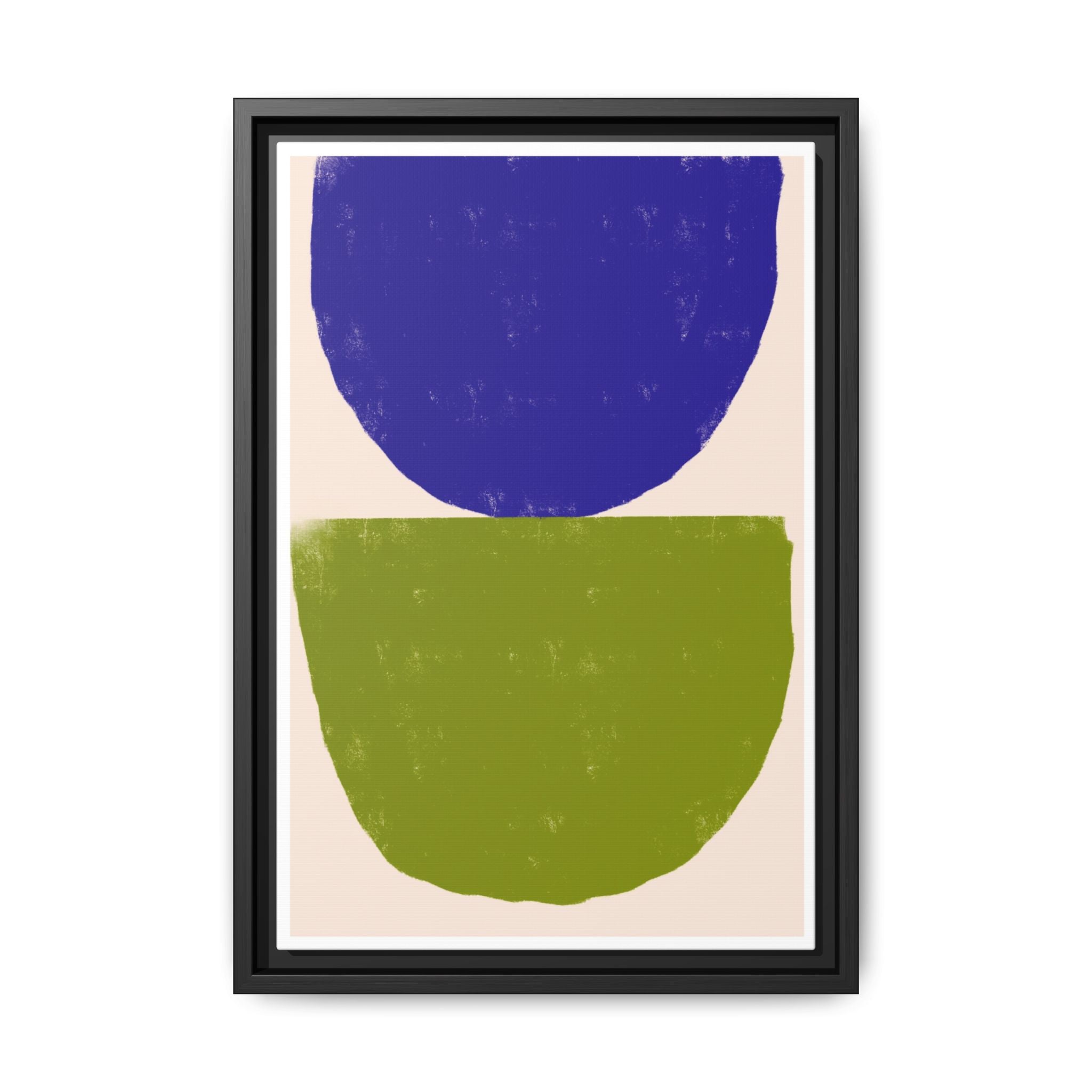 Cobalt Meadow Balance - Framed