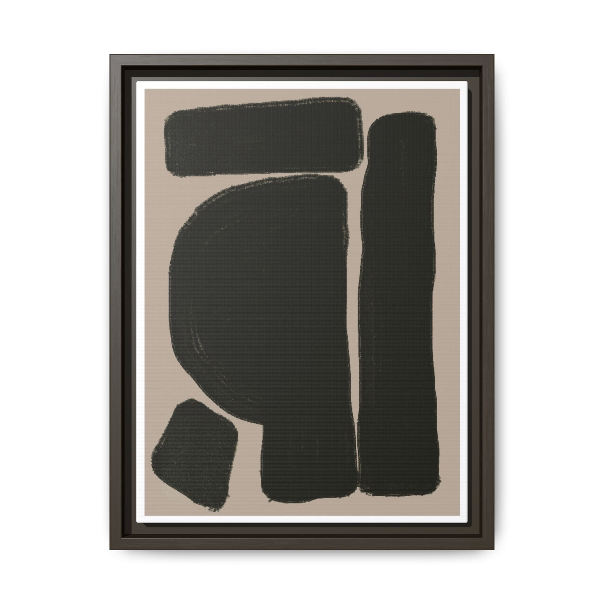 Velvet Obsidian Forms - Framed