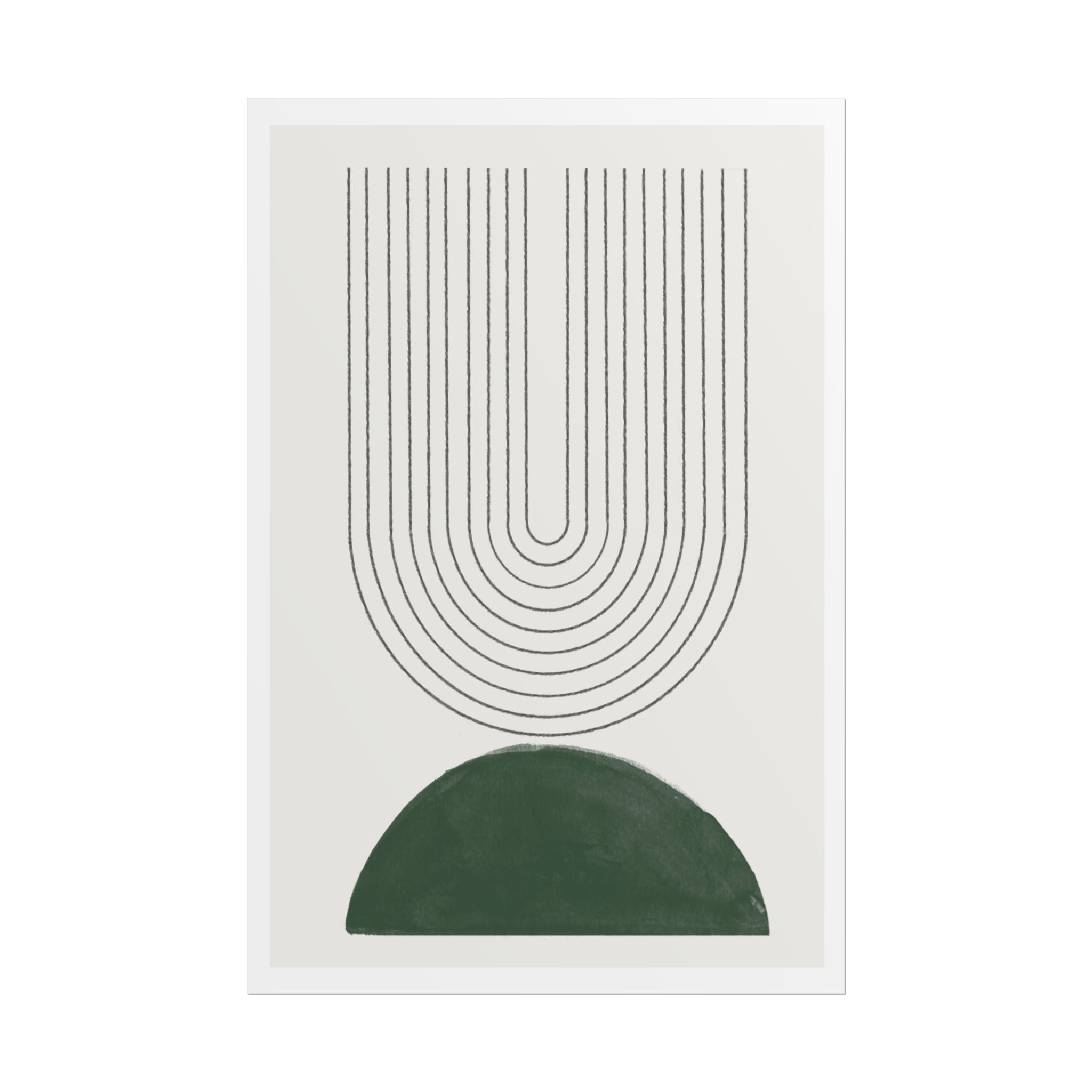 Emerald Echo Pathways - Poster