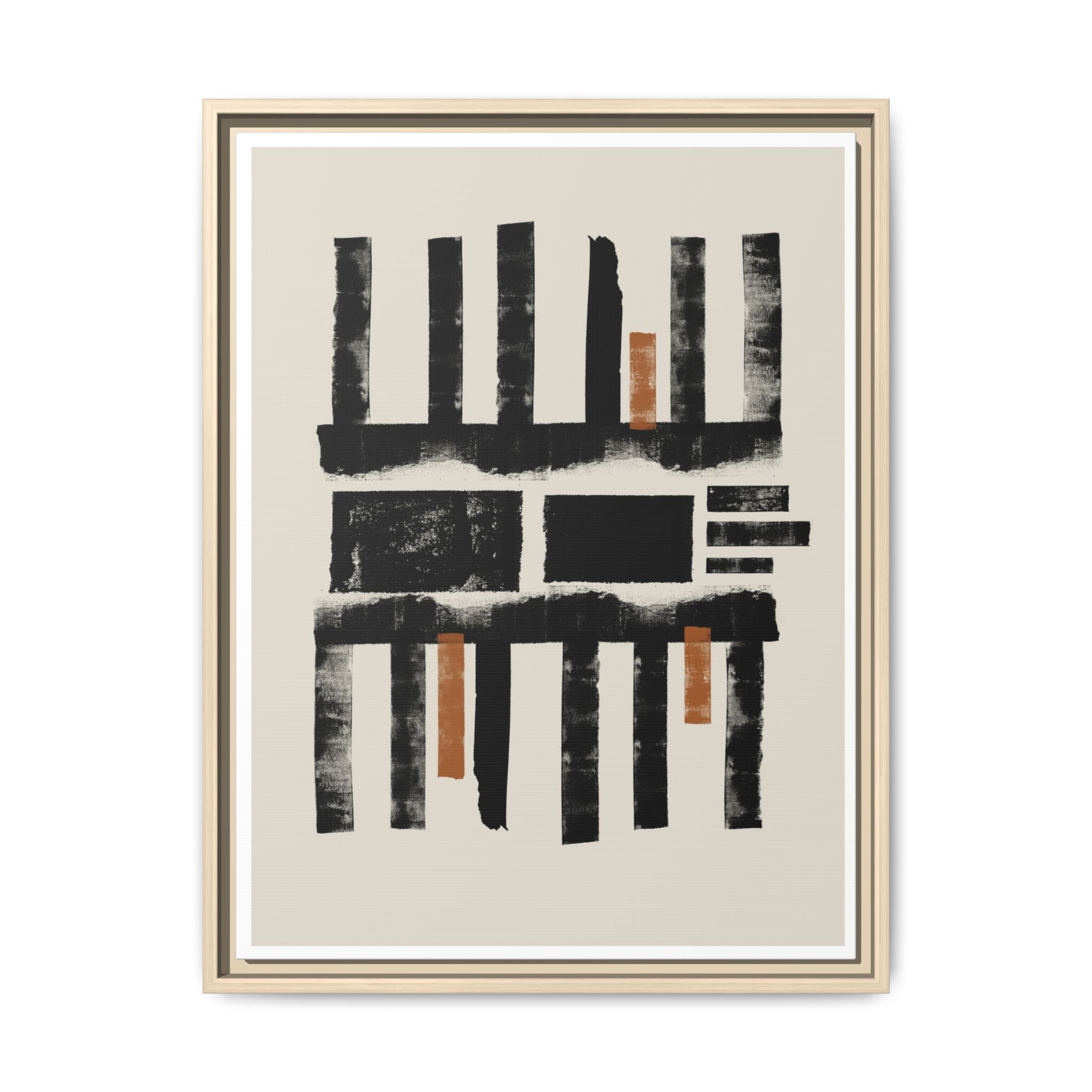 Amber Shadow Alignments - Framed