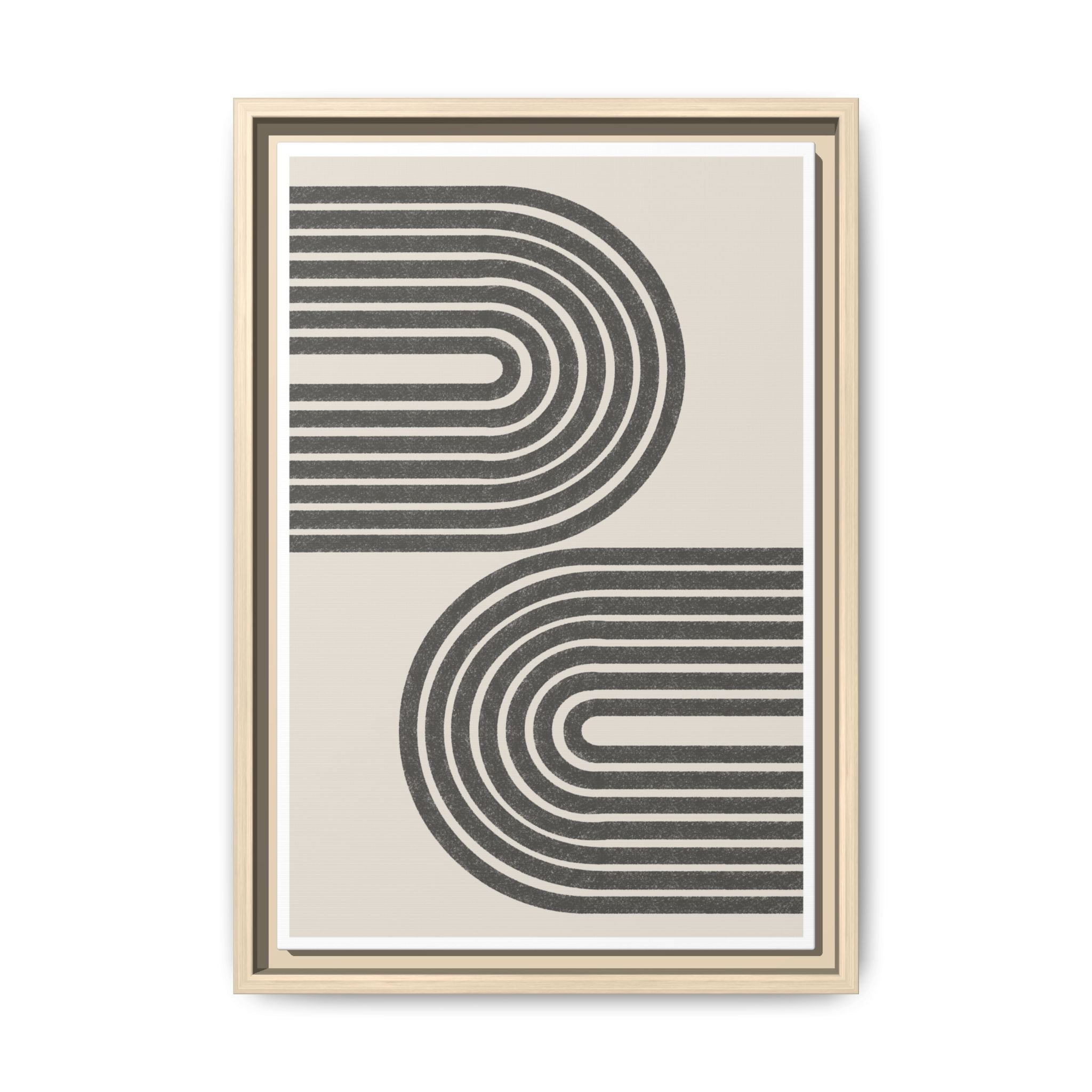 Twin Horizon Currents - Framed