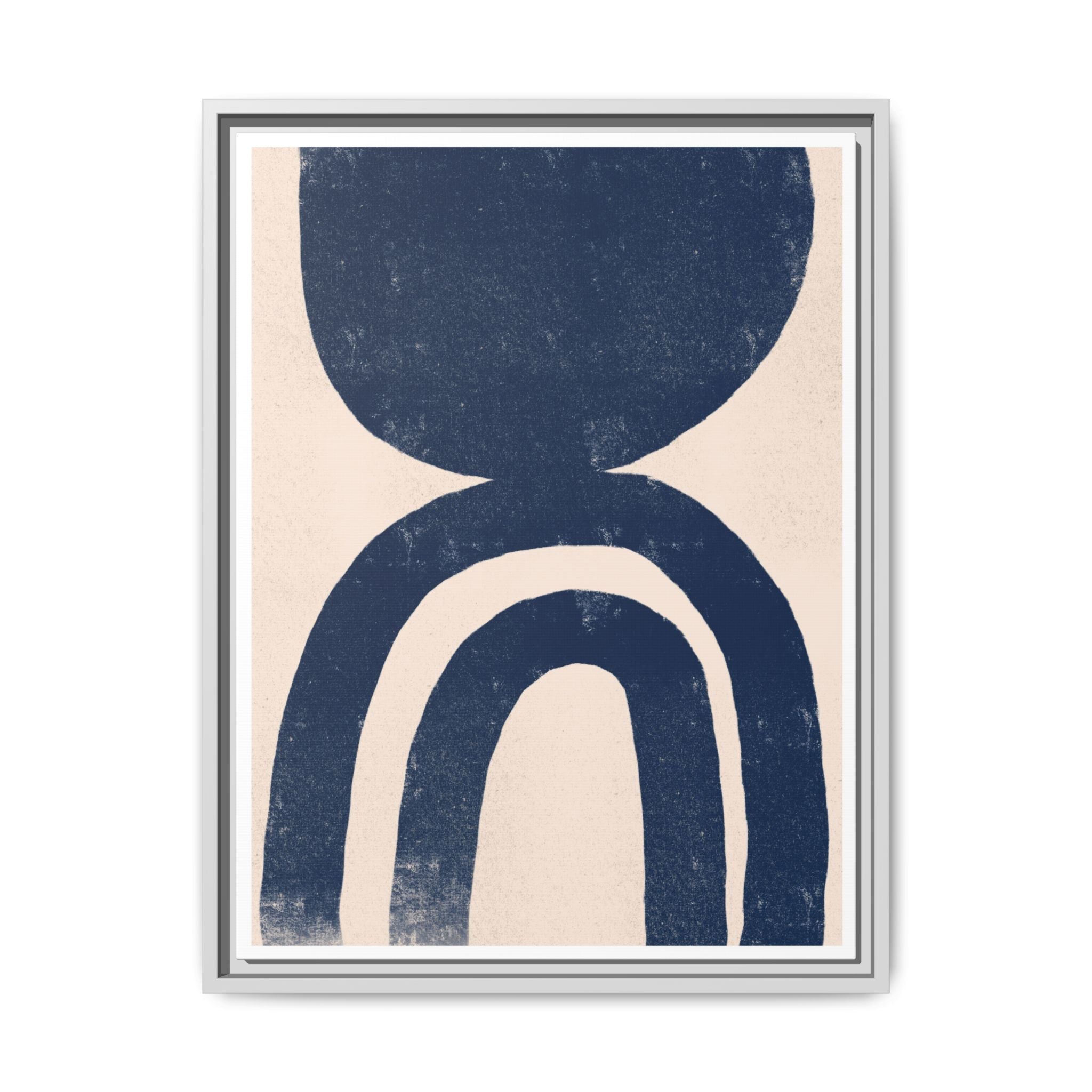 Indigo Arch Stillness - Framed