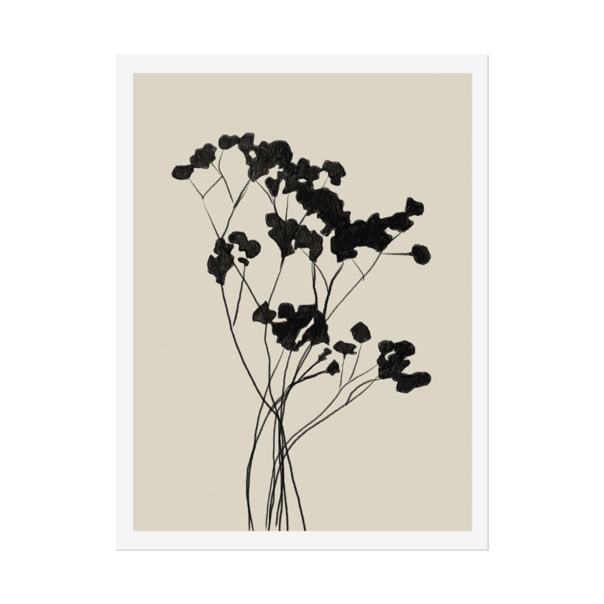 Velvet Bloom Silhouettes - Poster