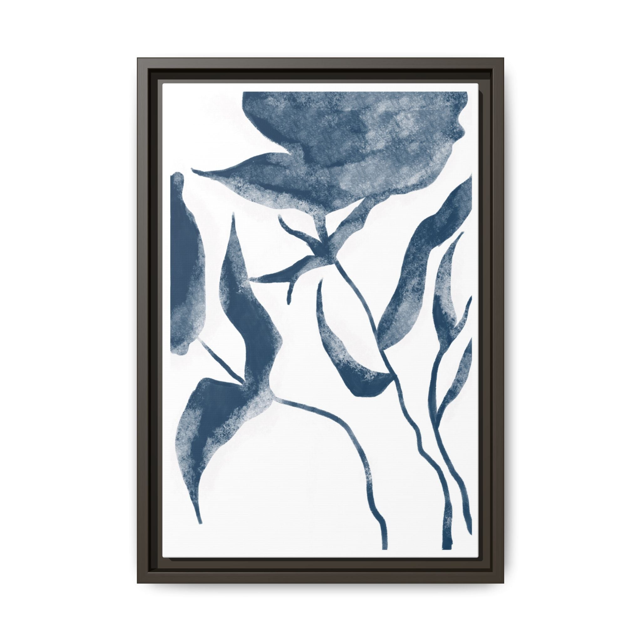 Indigo Bloom Reverie - Framed