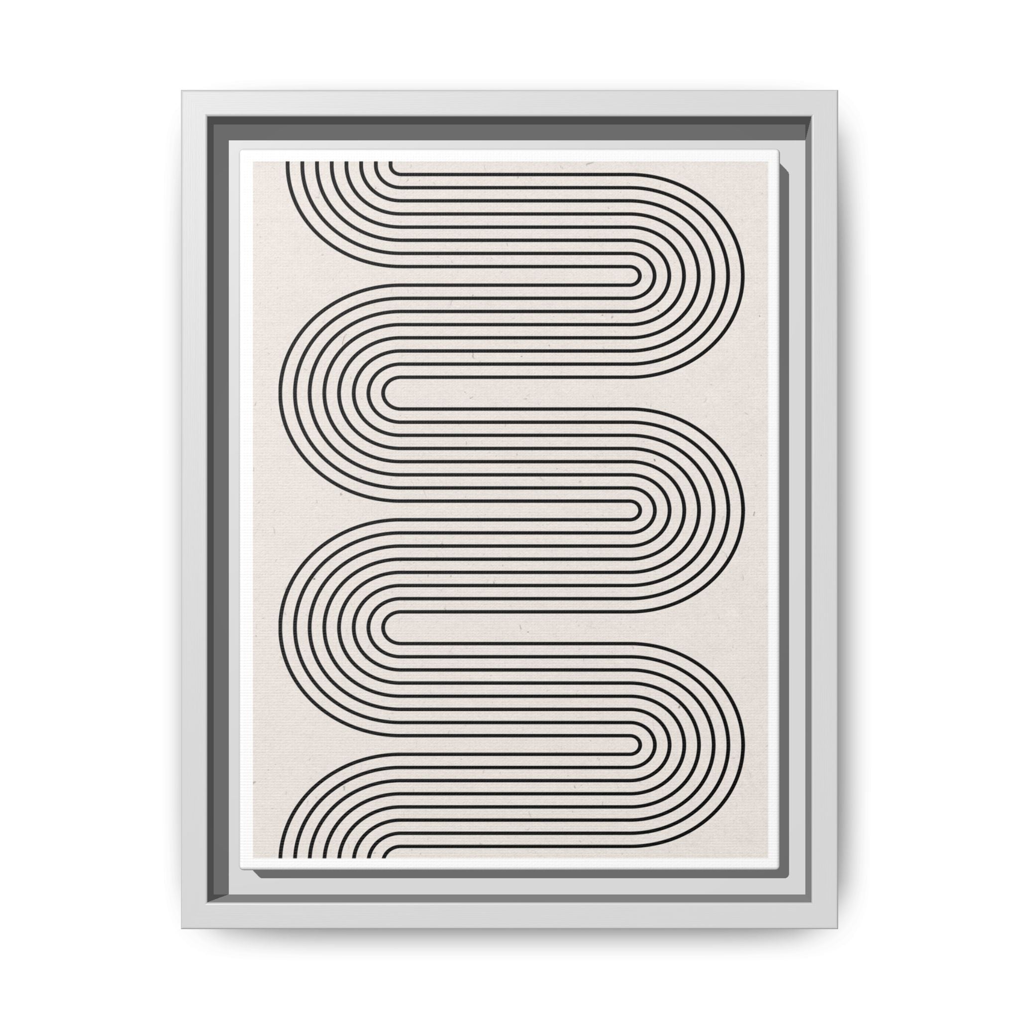Monoline Rhythm Cascade - Framed