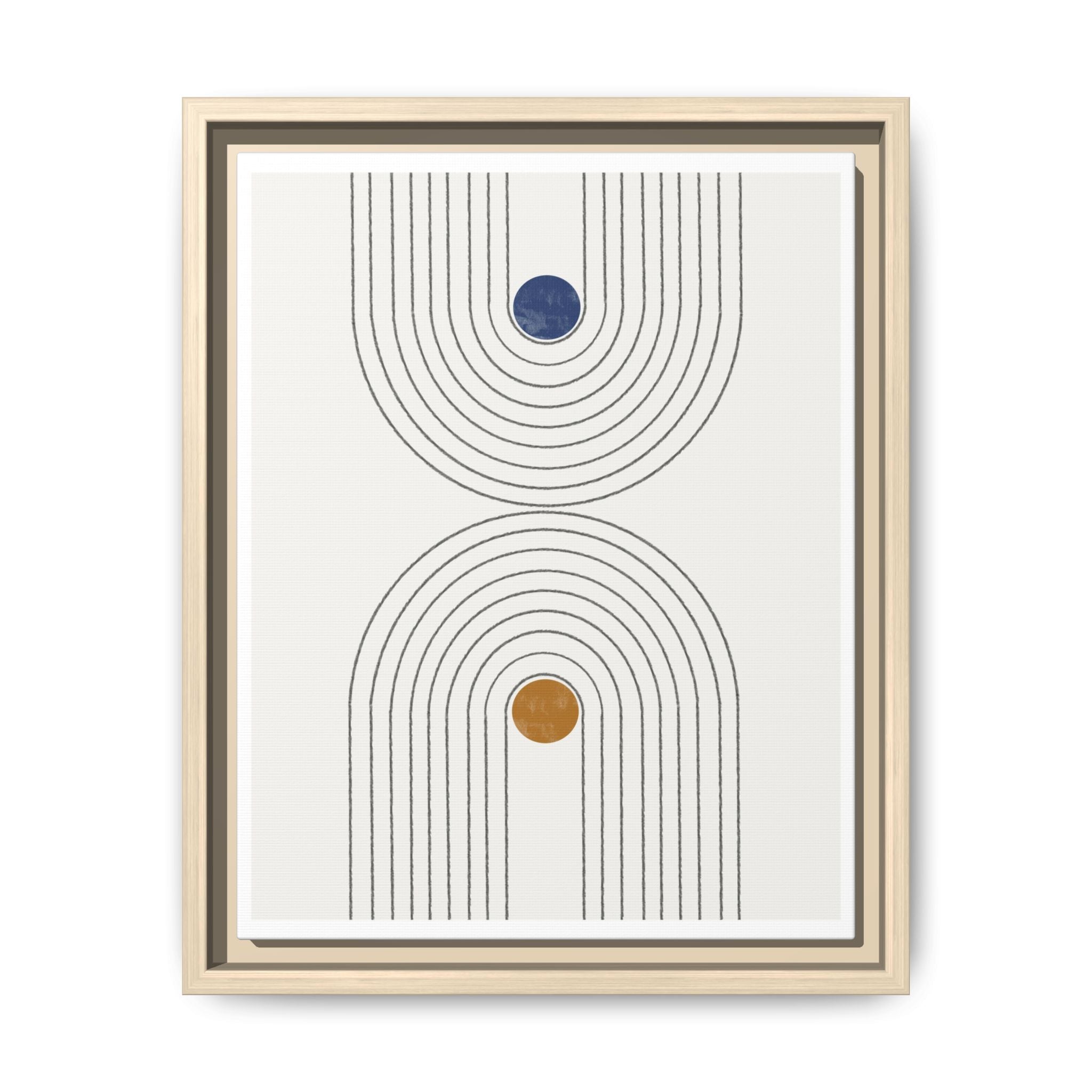 Dual Orbit Rhythm - Framed