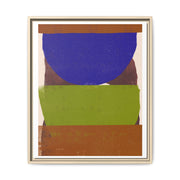Cobalt Meadow Horizon - Framed