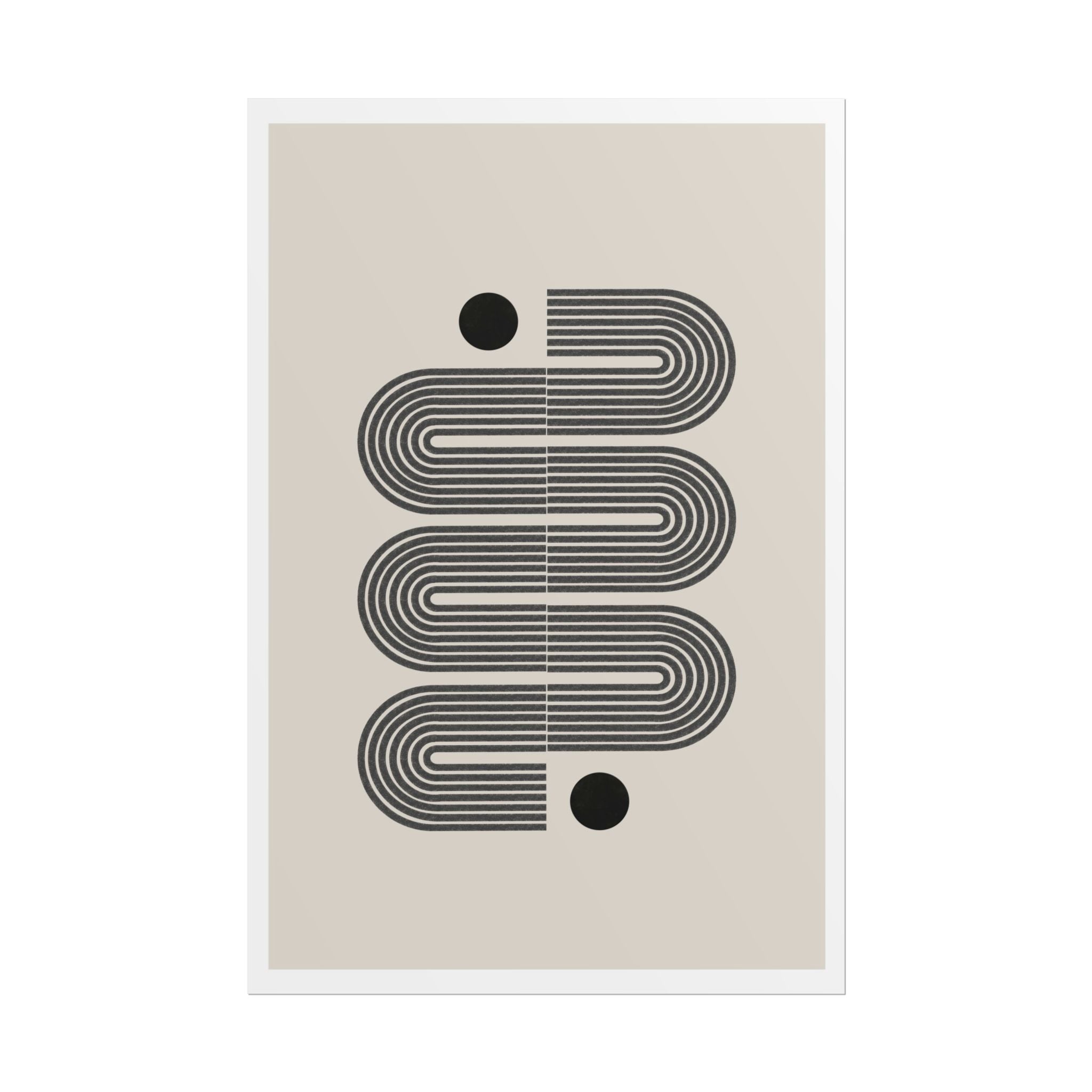 Midnight Circuit Flow - Poster