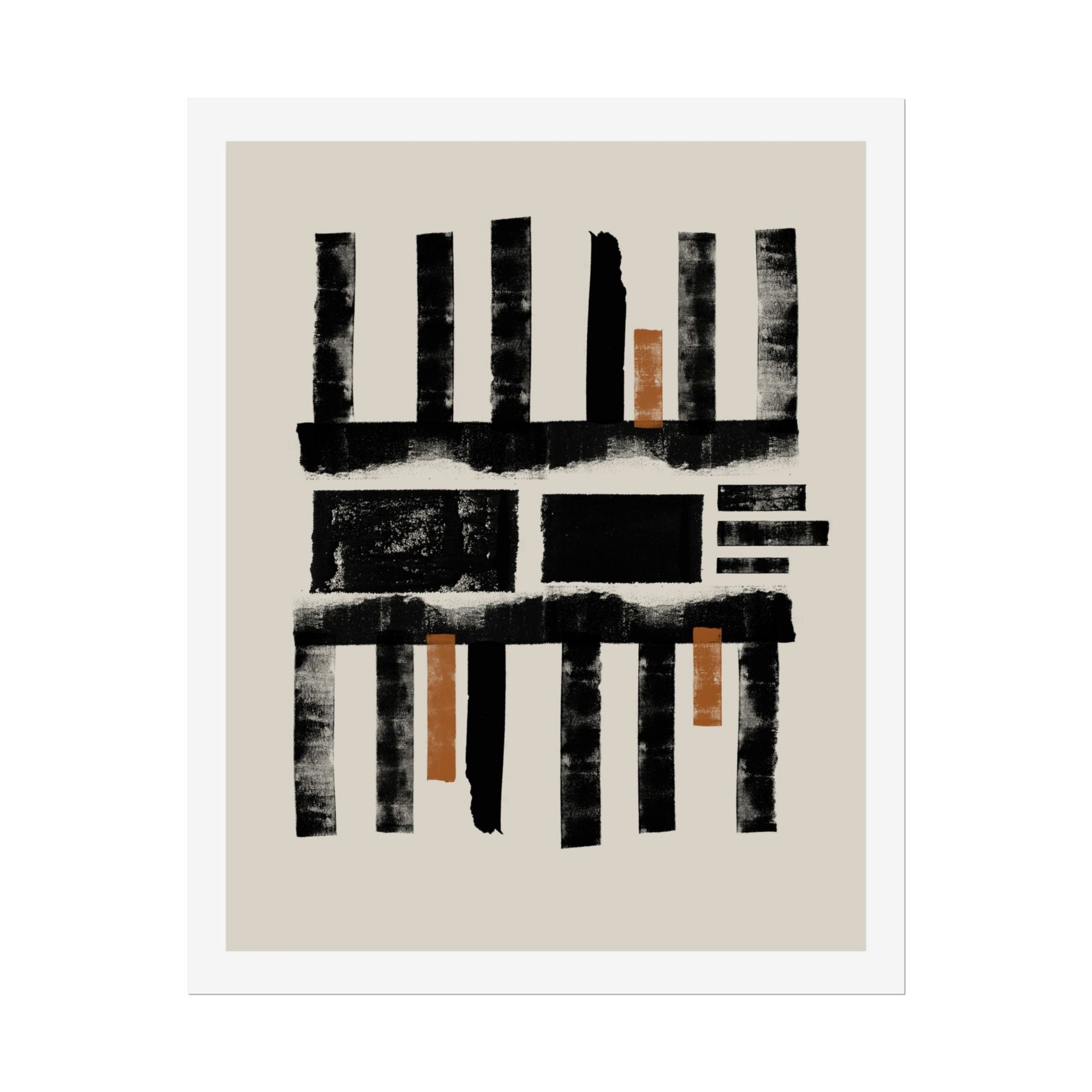 Amber Shadow Alignments - Poster