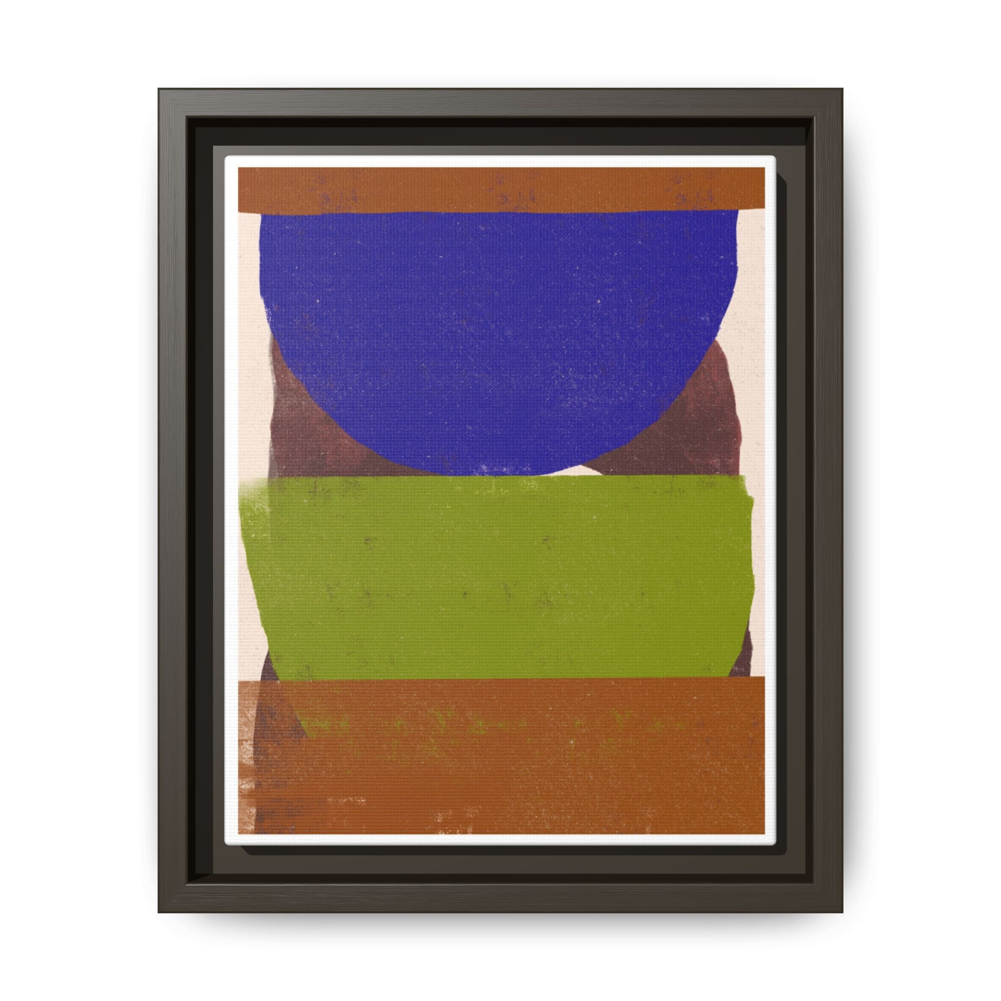 Cobalt Meadow Horizon - Framed