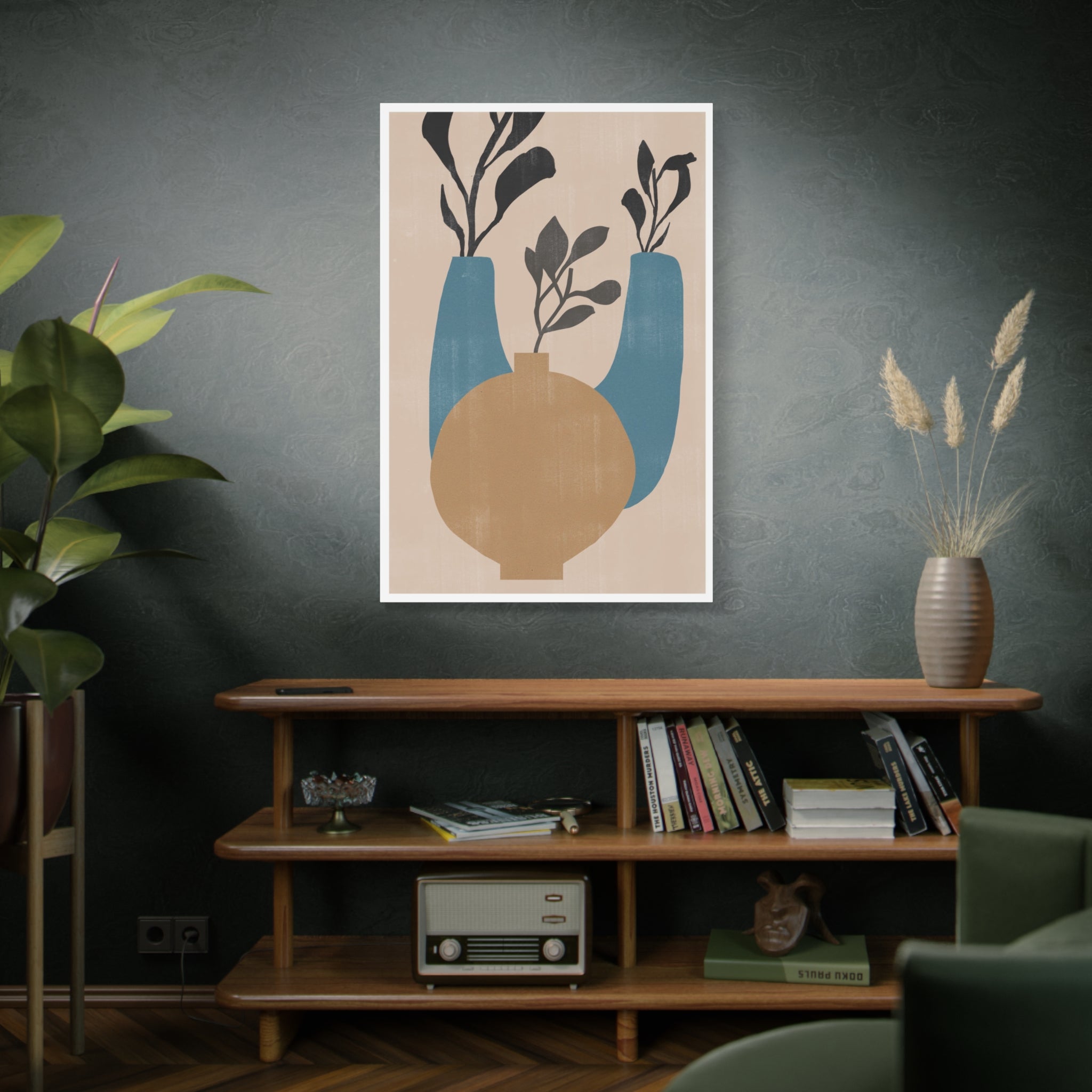 Azure Vessel Harmony - Canvas