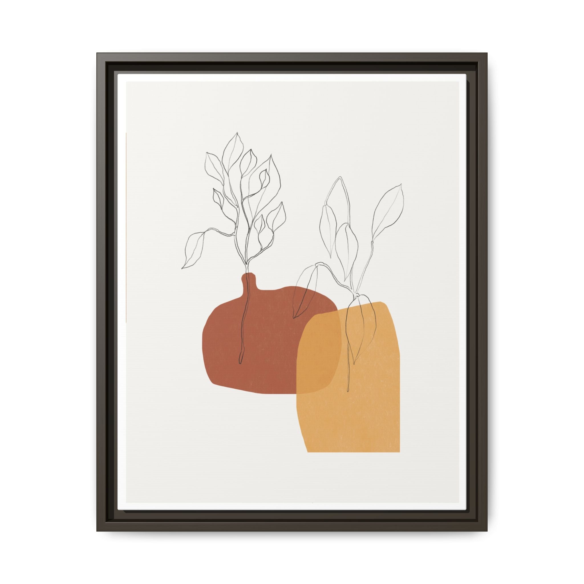 Terracotta Whisper Forms - Framed