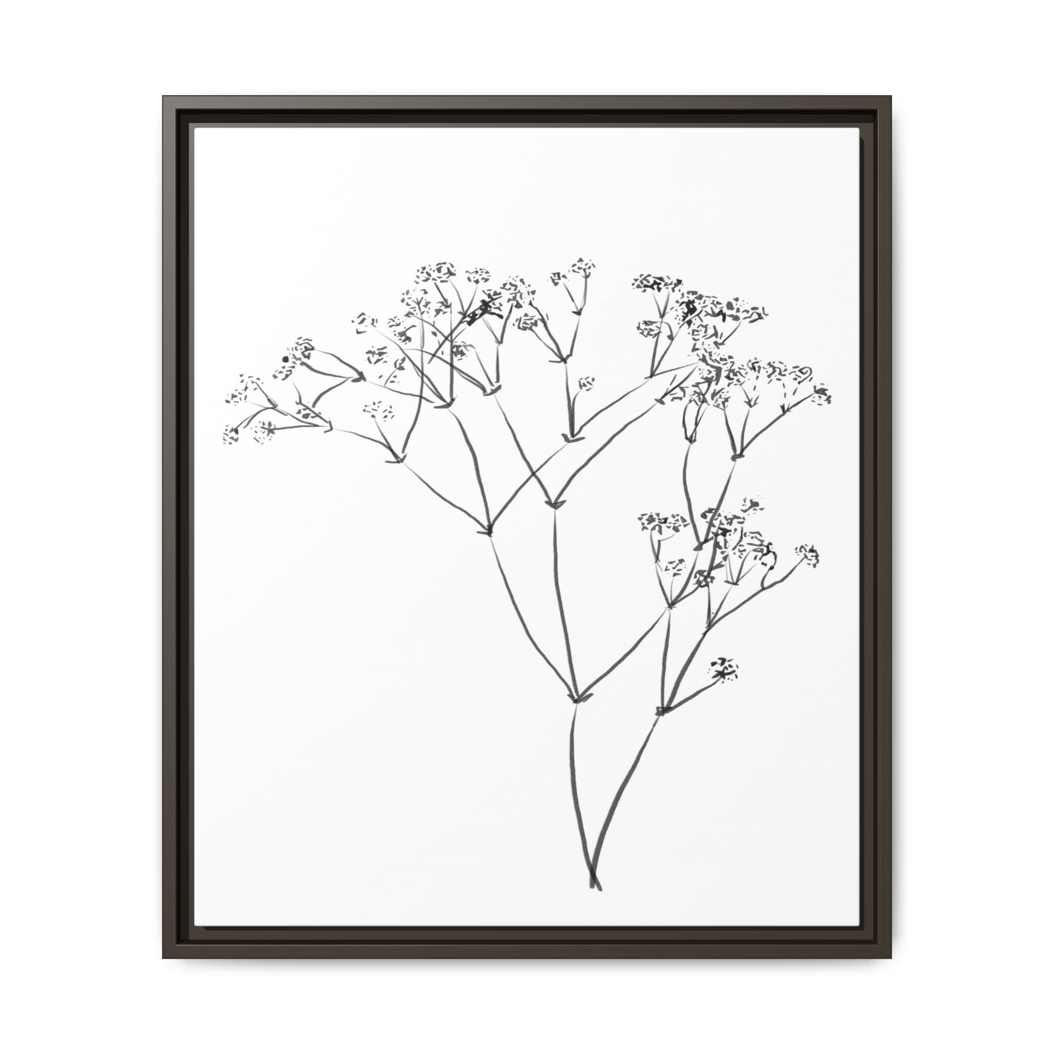 Whispering Meadow Sketch - Framed