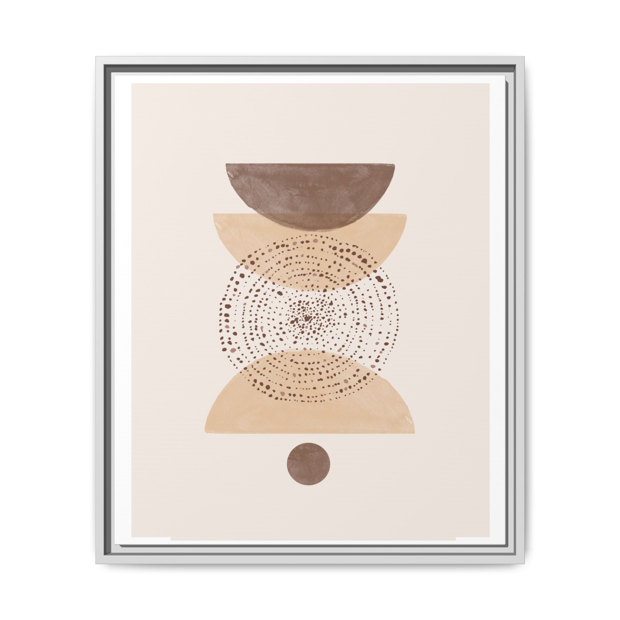 Terracotta Orbit Balance - Framed