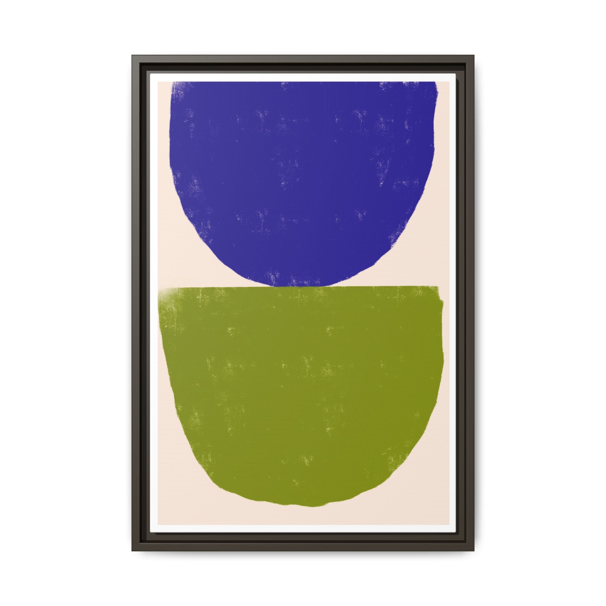 Cobalt Meadow Balance - Framed