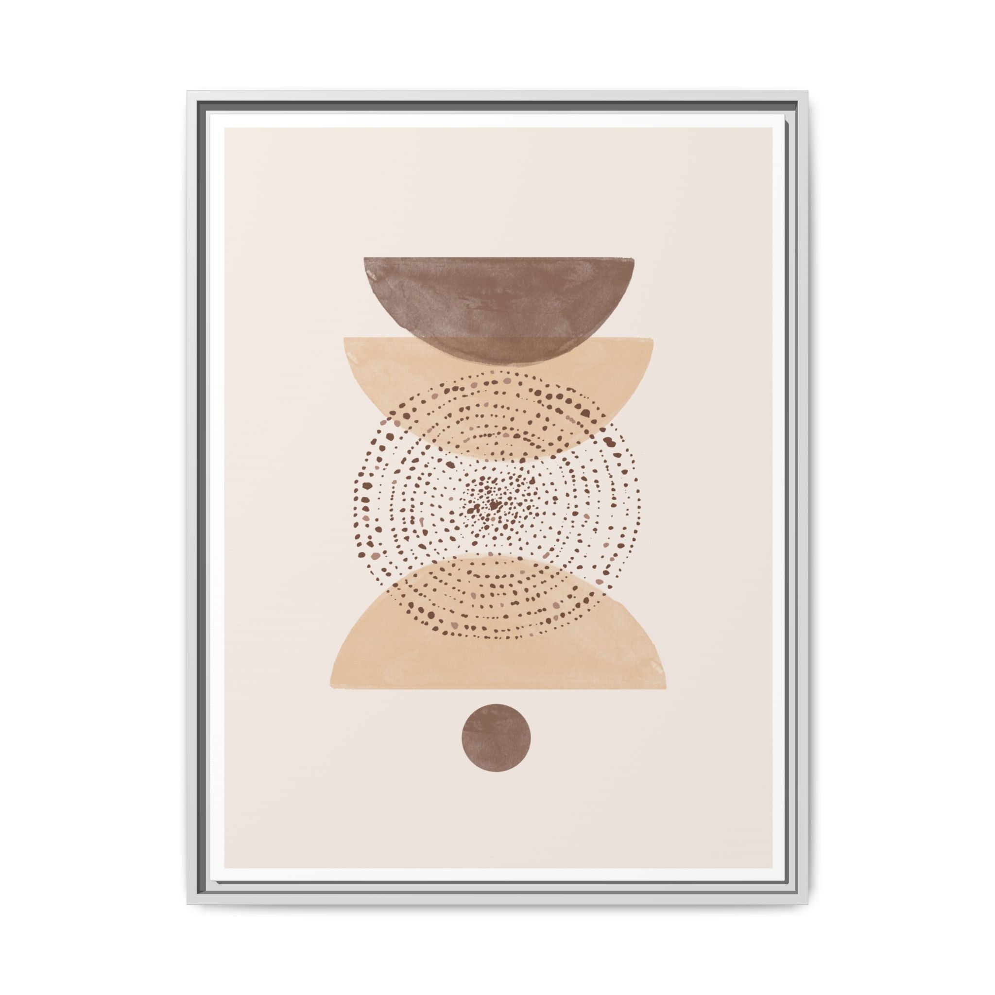Terracotta Orbit Balance - Framed
