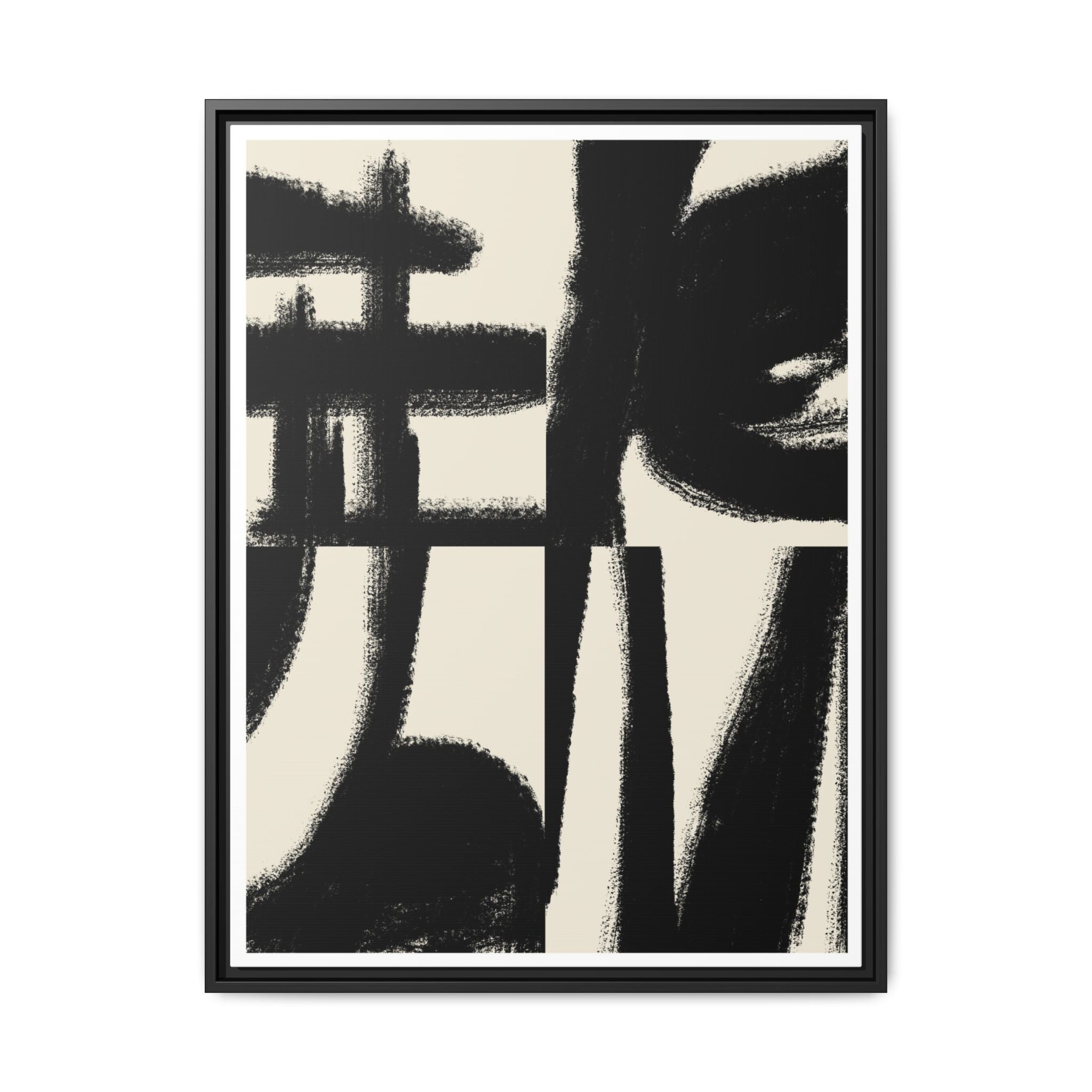 Midnight Gesture Fragments - Framed