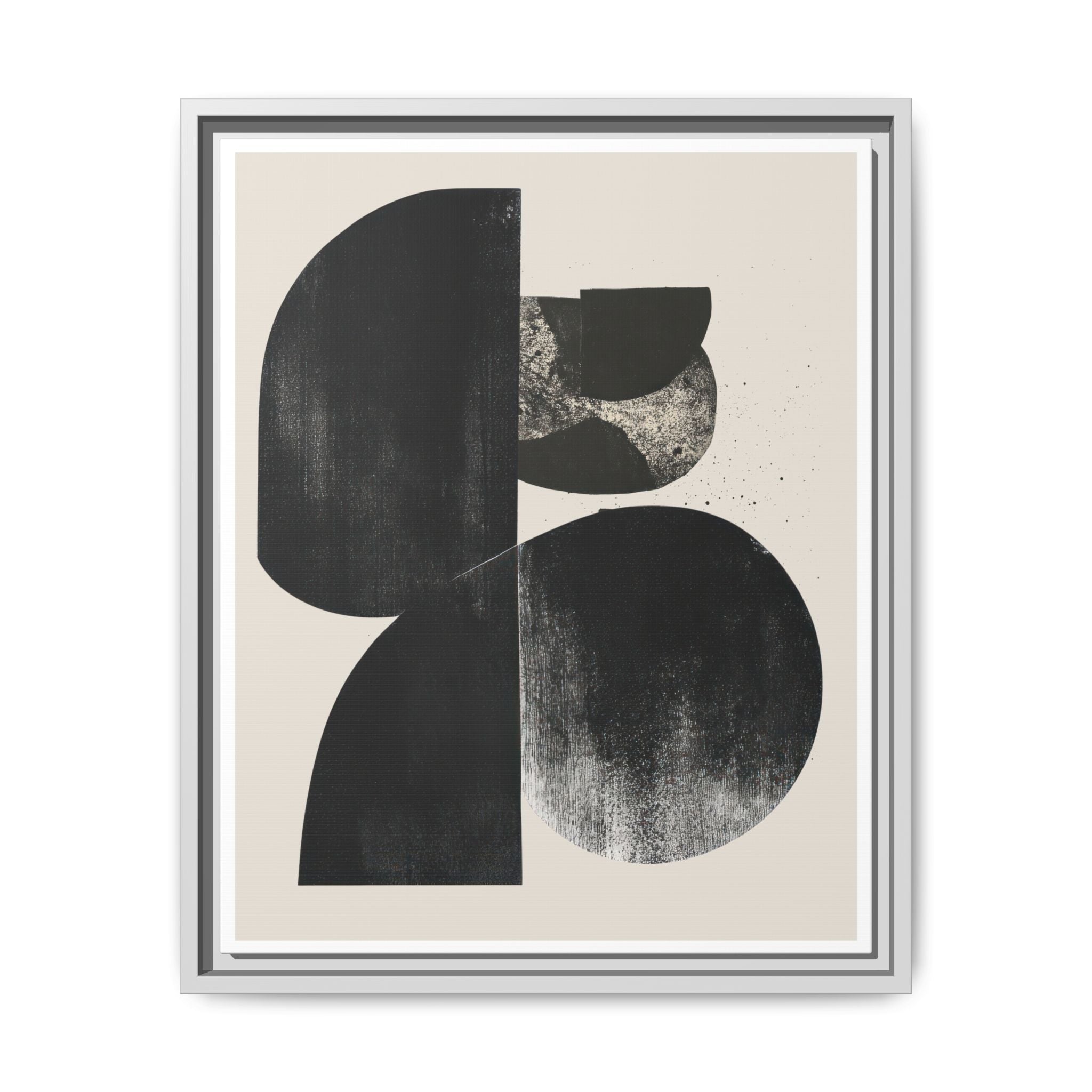 Obsidian Drift Composition - Framed