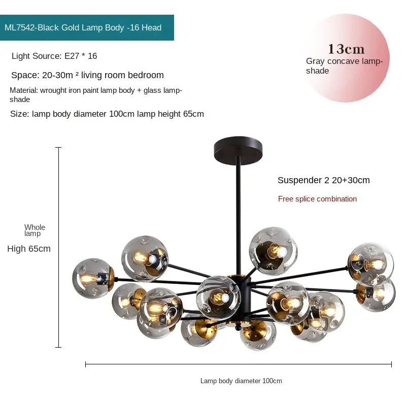 Ida Scandinavian Chandelier