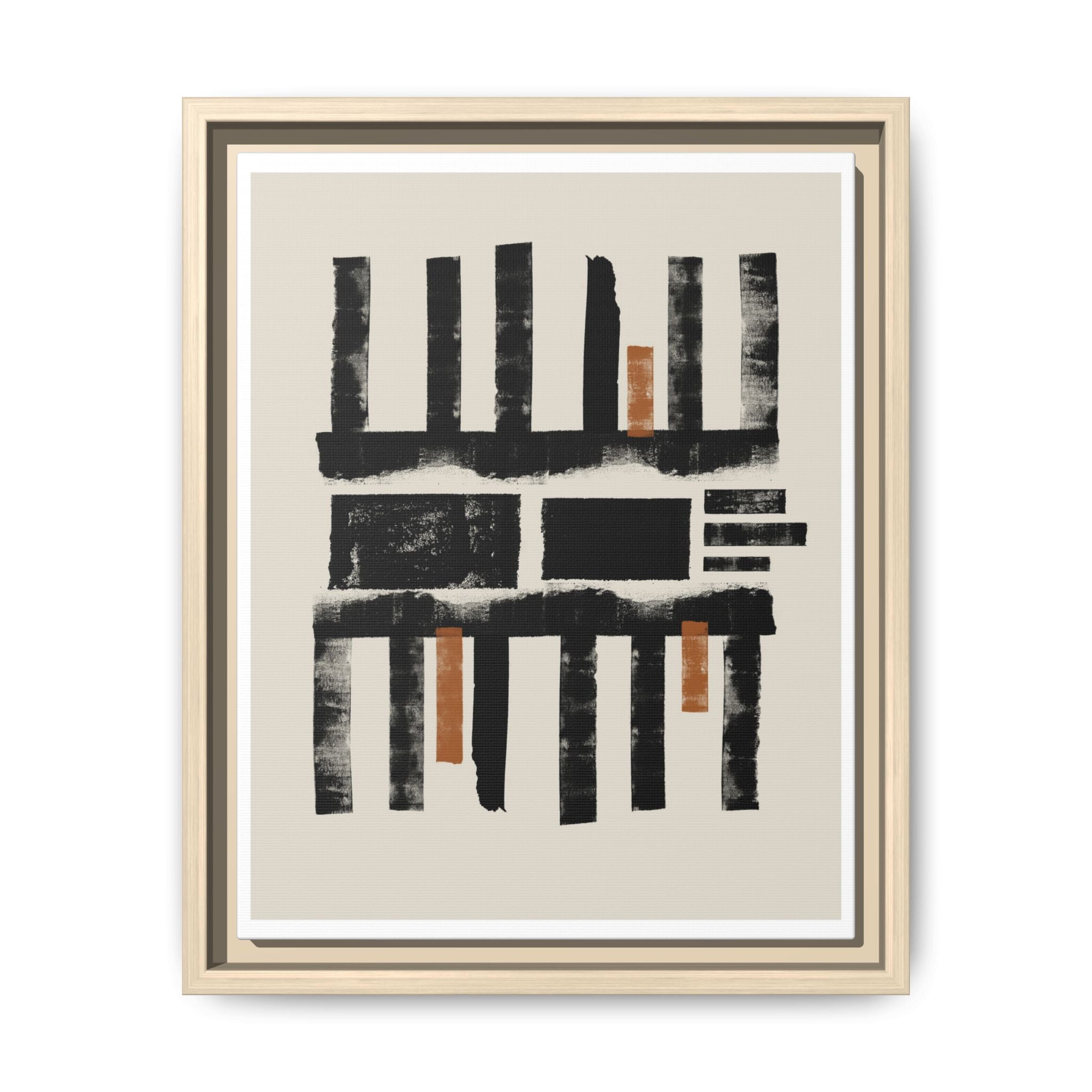 Amber Shadow Alignments - Framed