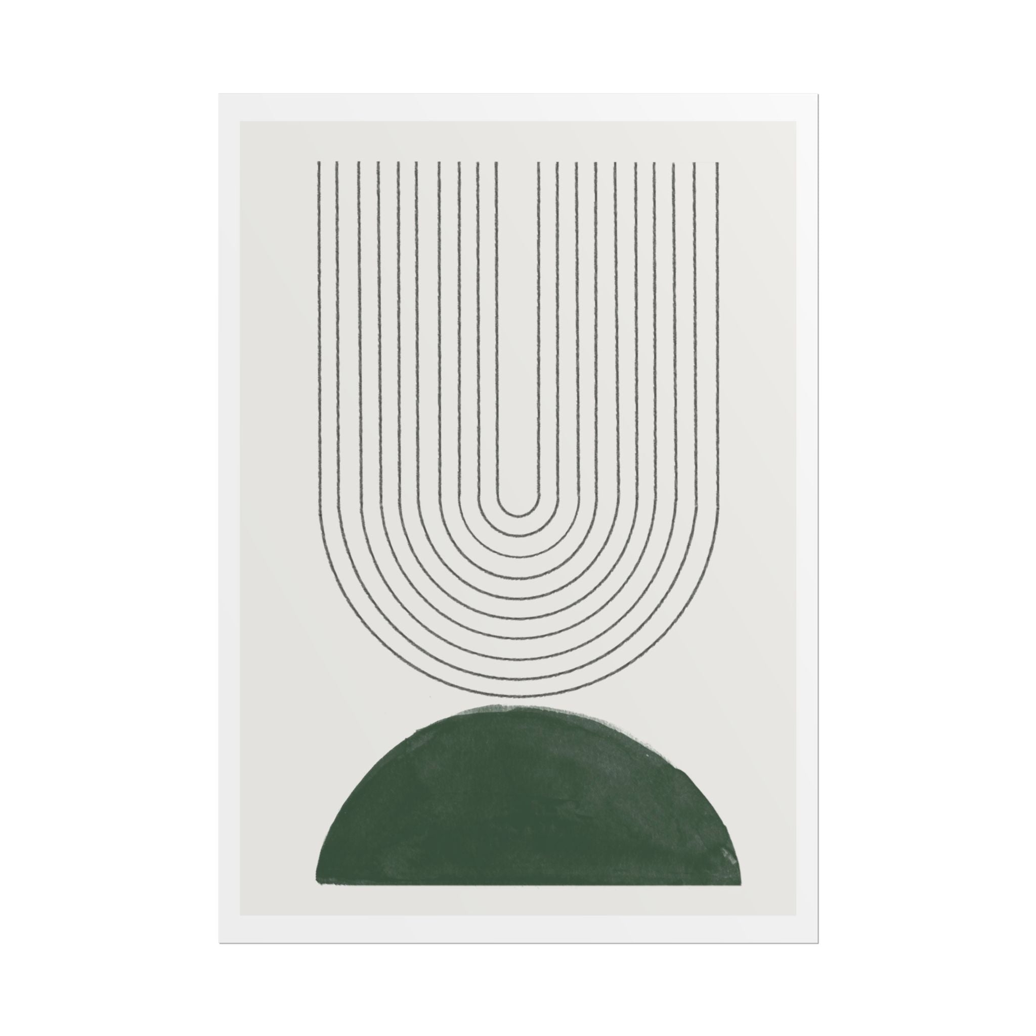 Emerald Echo Pathways - Poster