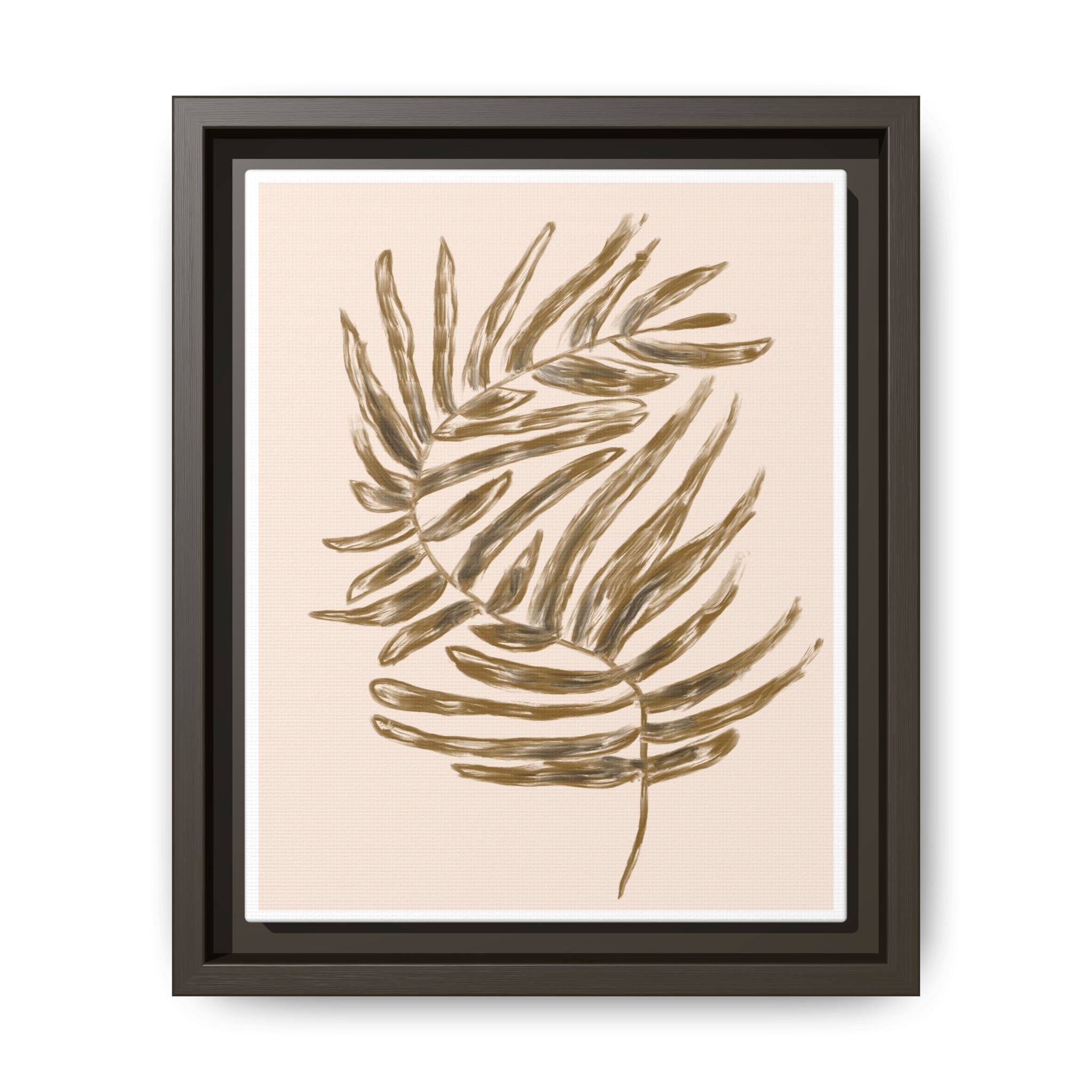 Golden Frond Reverie - Framed