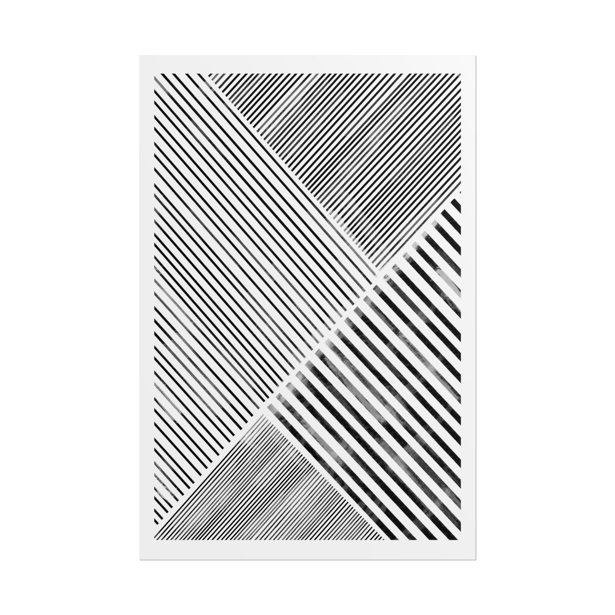 Monochrome Motion Angles - Poster