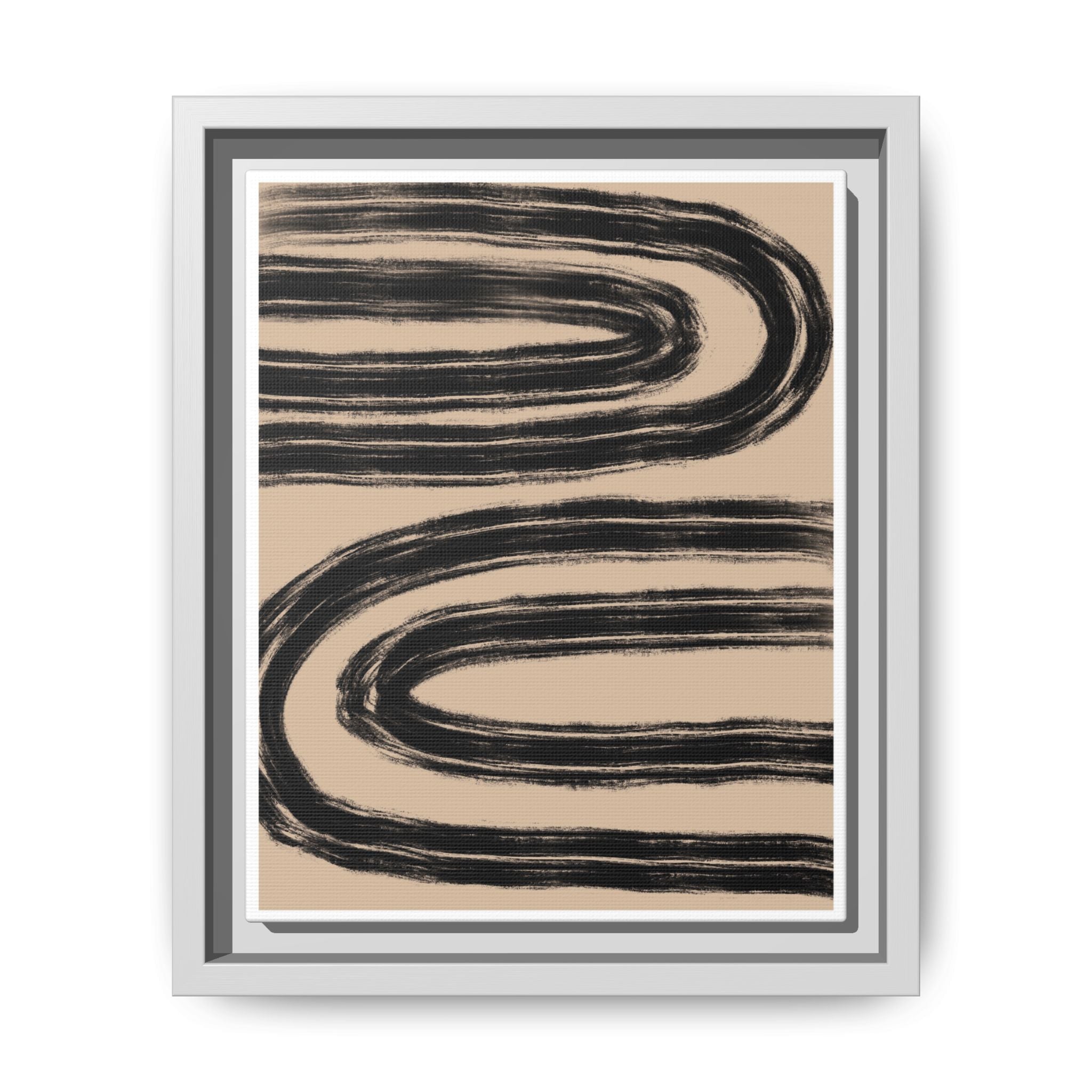 Midnight Current Echoes - Framed