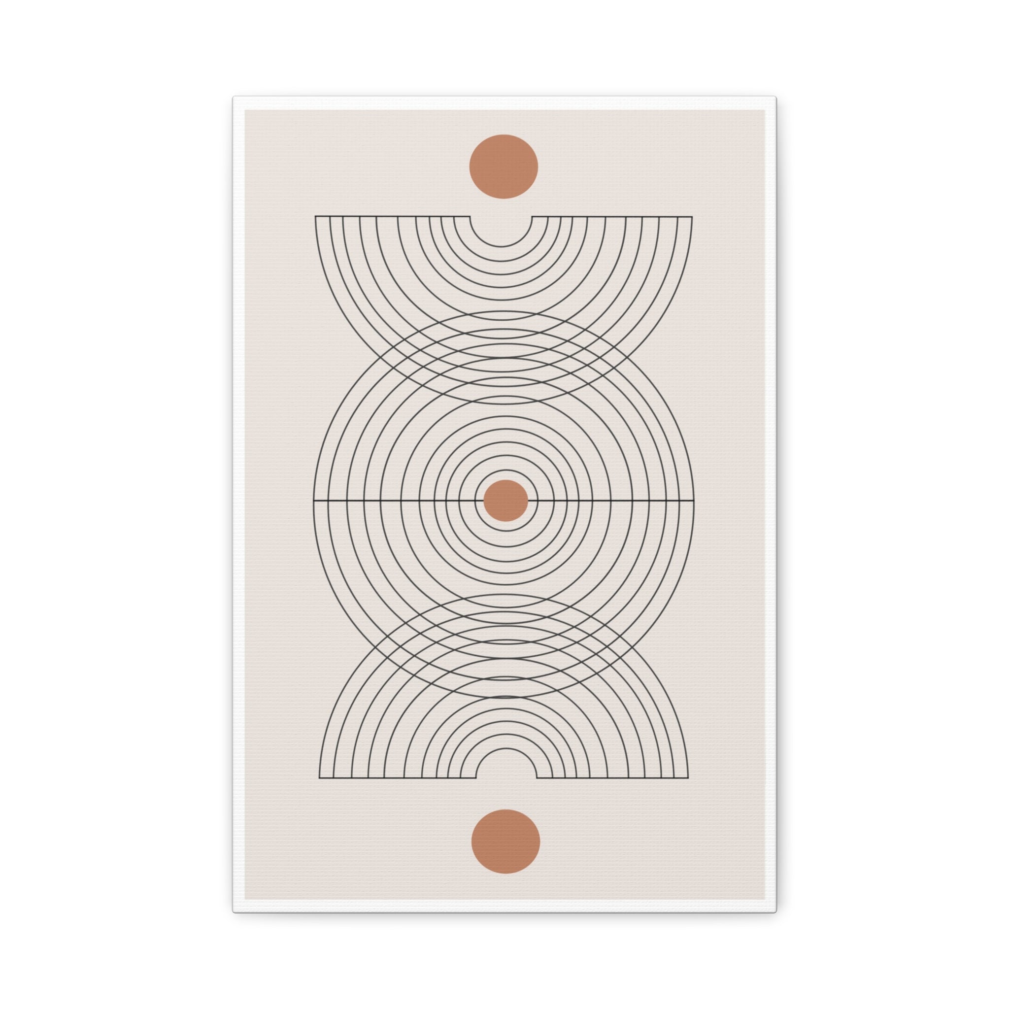Celestial Echo Symmetry - Canvas