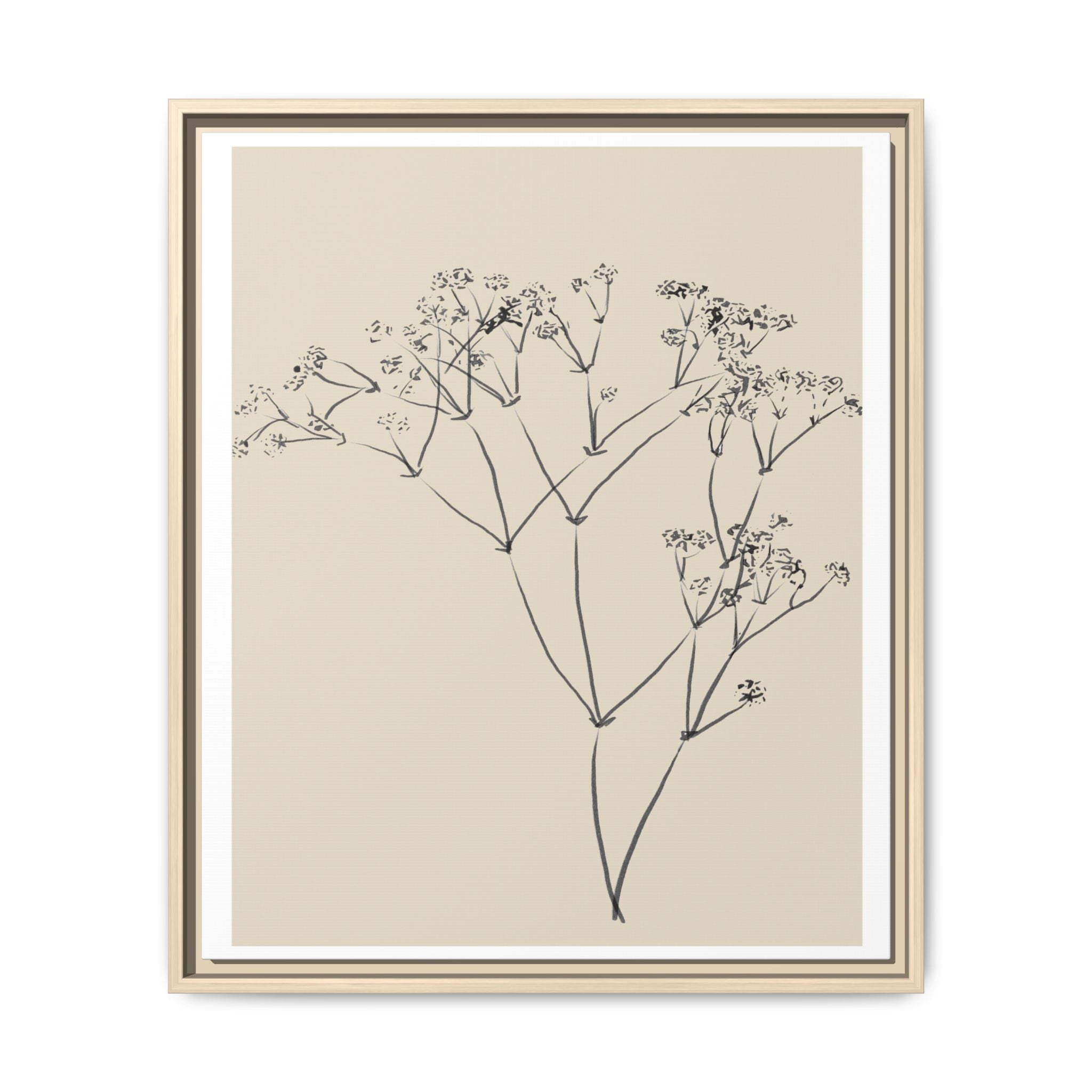 Soft Meadow Stillness - Framed