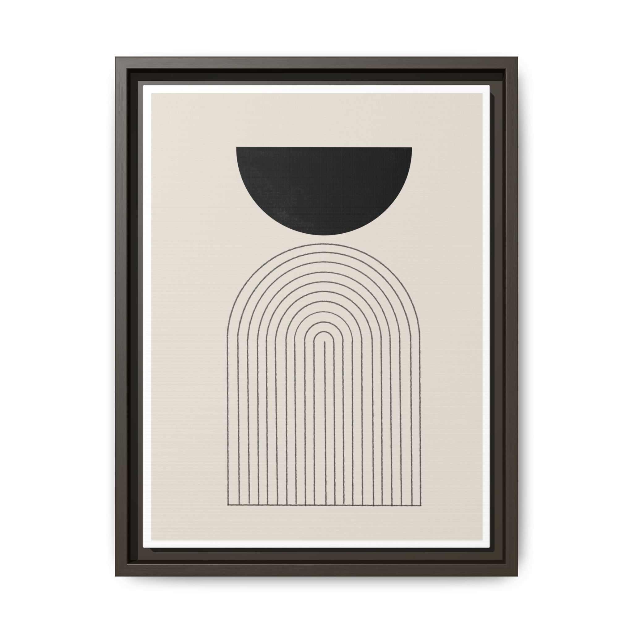 Midnight Portal Lines - Framed