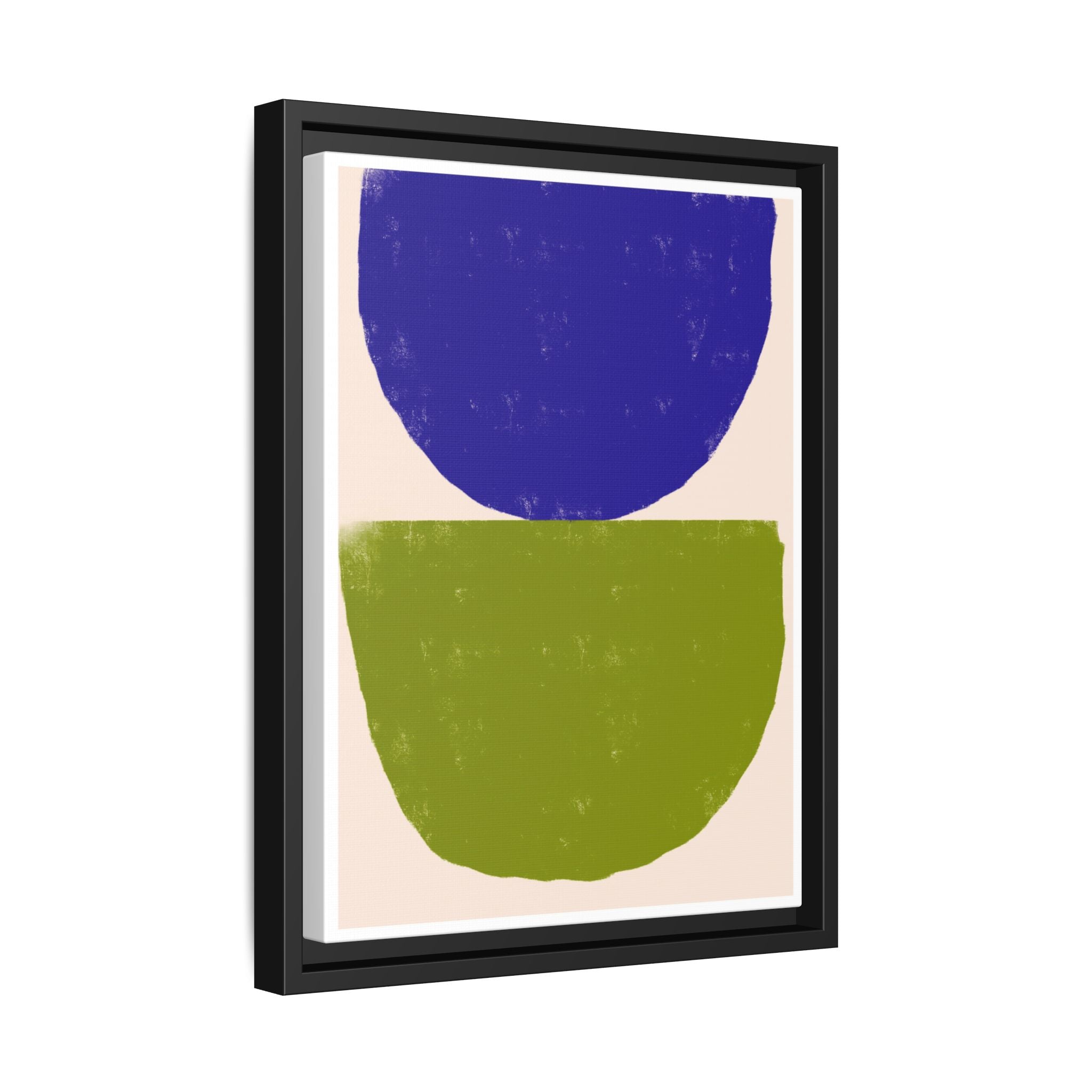 Cobalt Meadow Balance - Framed
